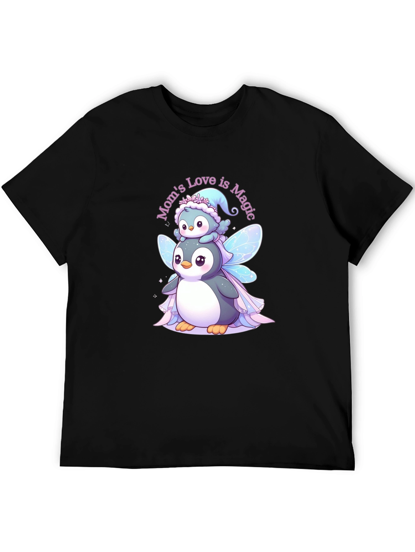 Moms Love is Magic Penguin T-Shirt