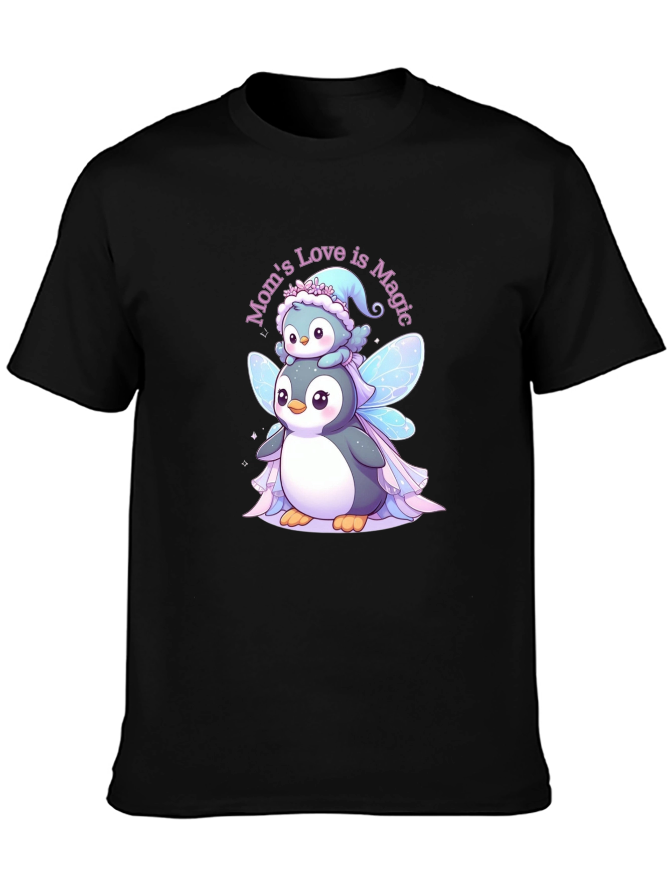 Moms Love is Magic Penguin T-Shirt