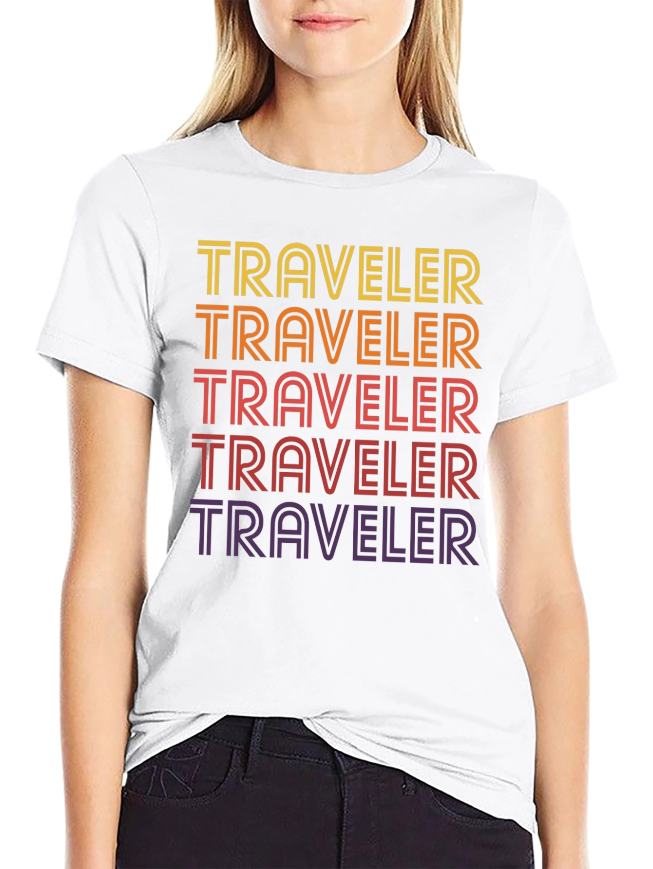 Traveler Graphic Tee - Retro Style