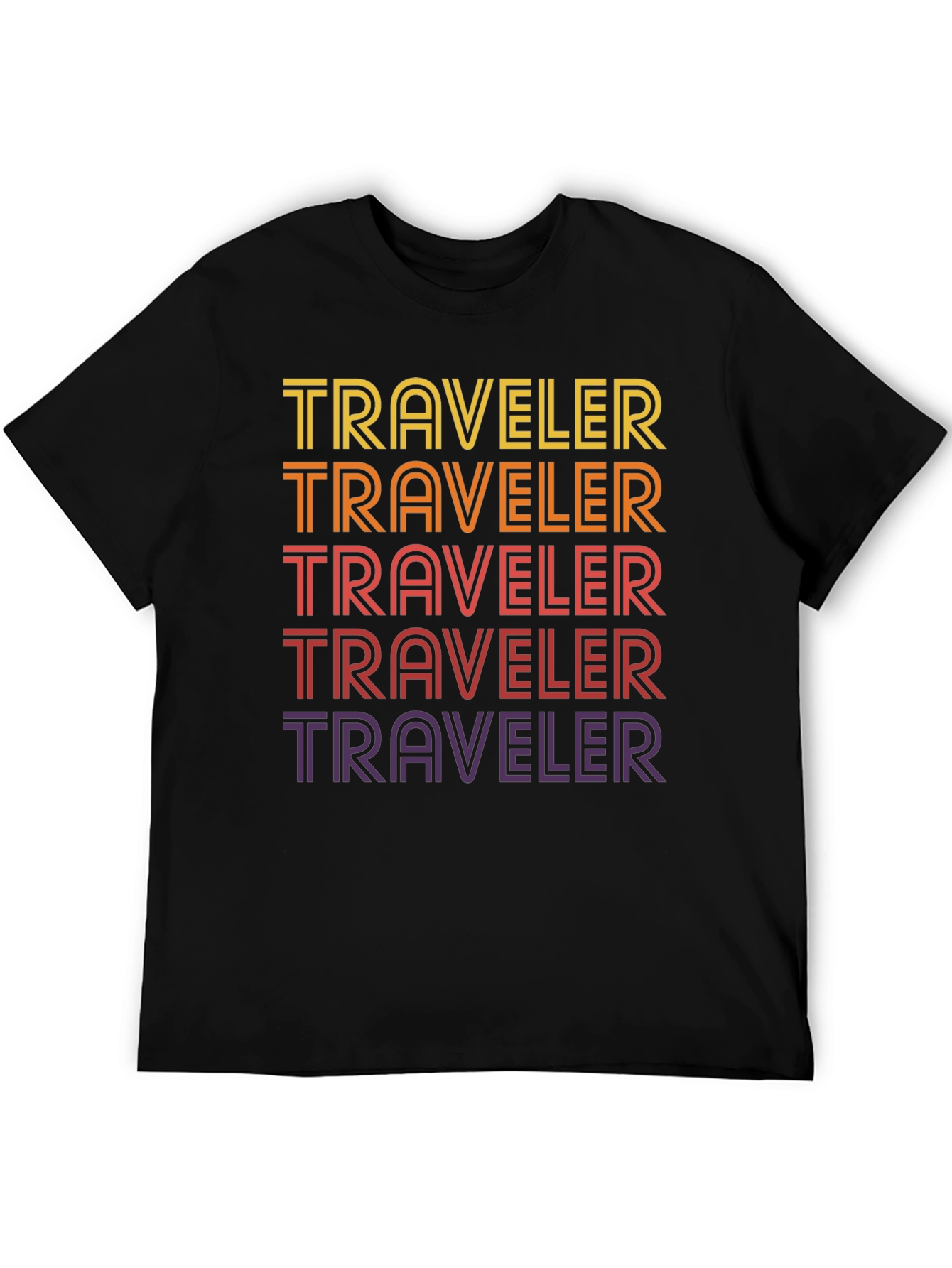 Traveler Graphic Tee - Retro Style