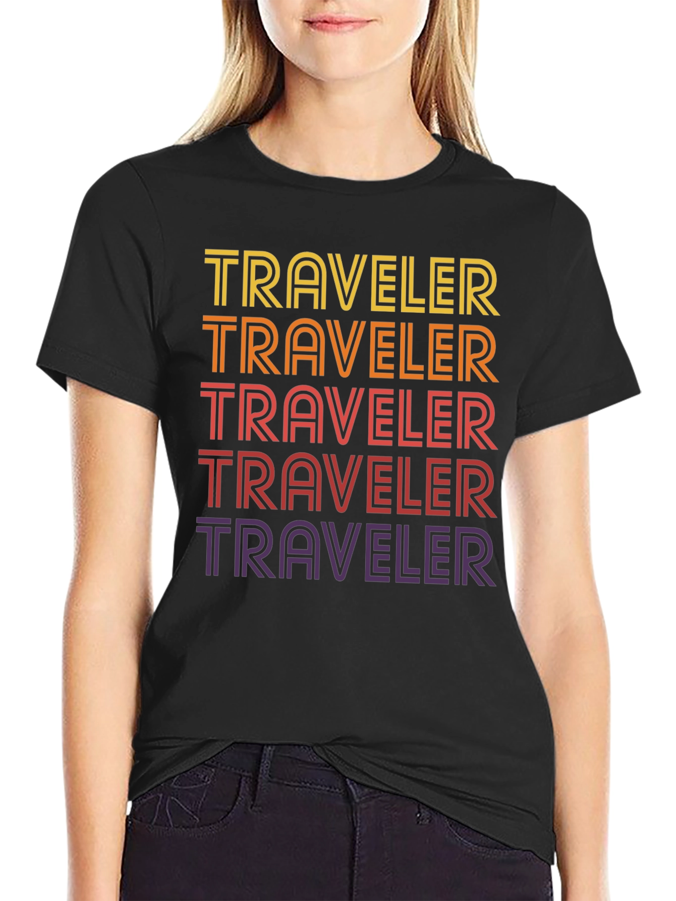 Traveler Graphic Tee - Retro Style