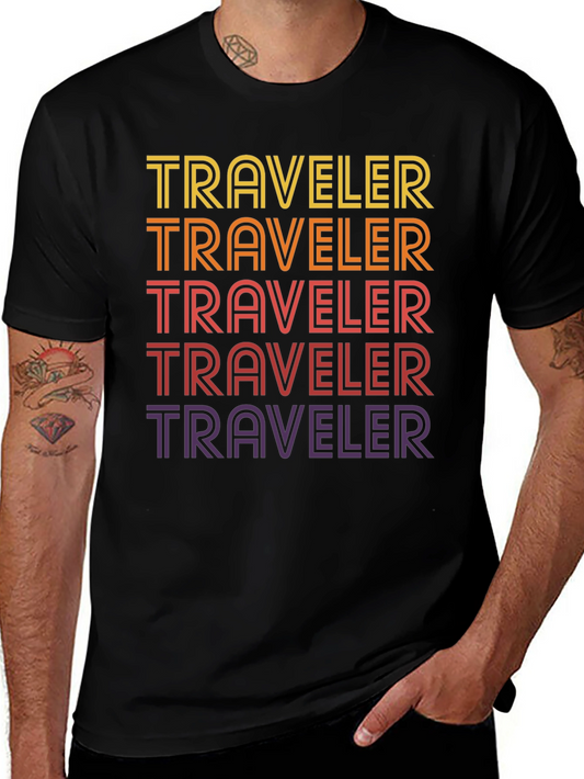 Traveler Graphic Tee - Retro Style