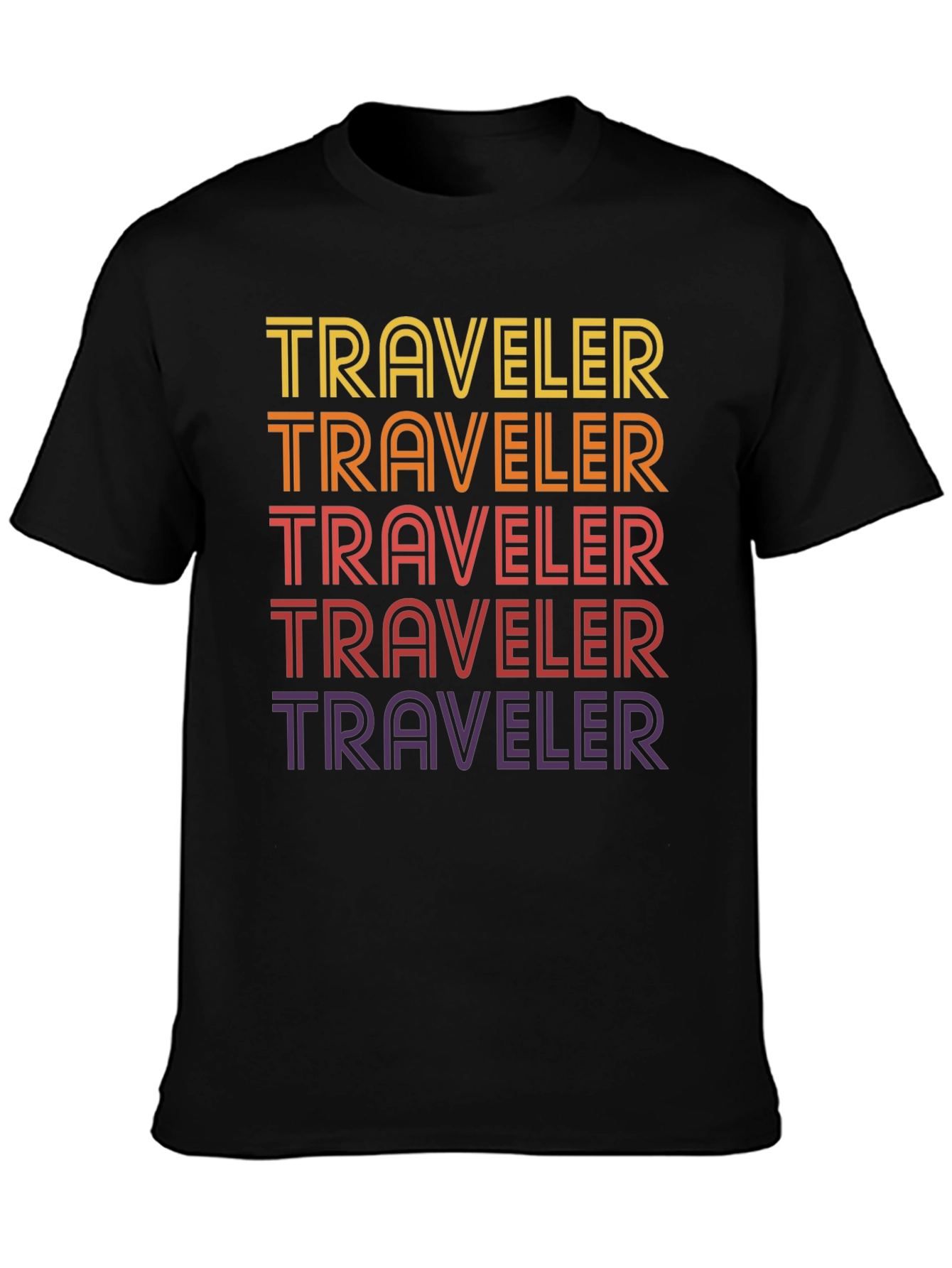 Traveler Graphic Tee - Retro Style