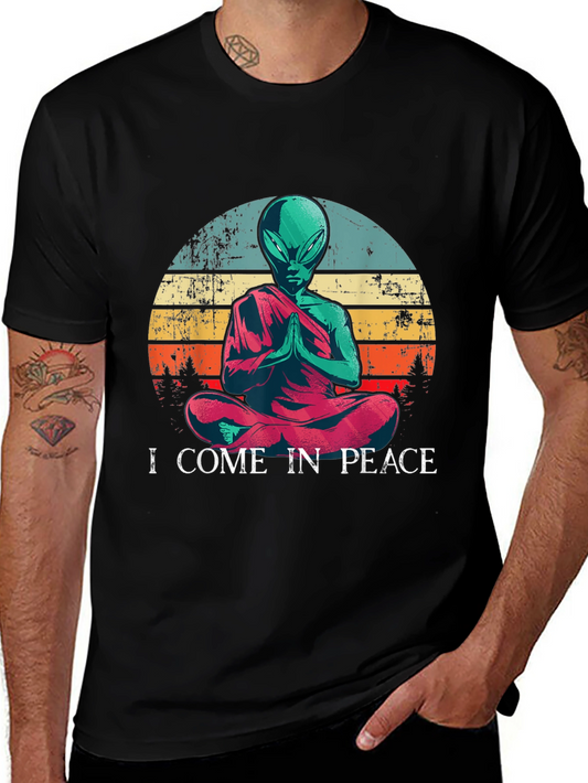 I Come in Peace Alien T-Shirt