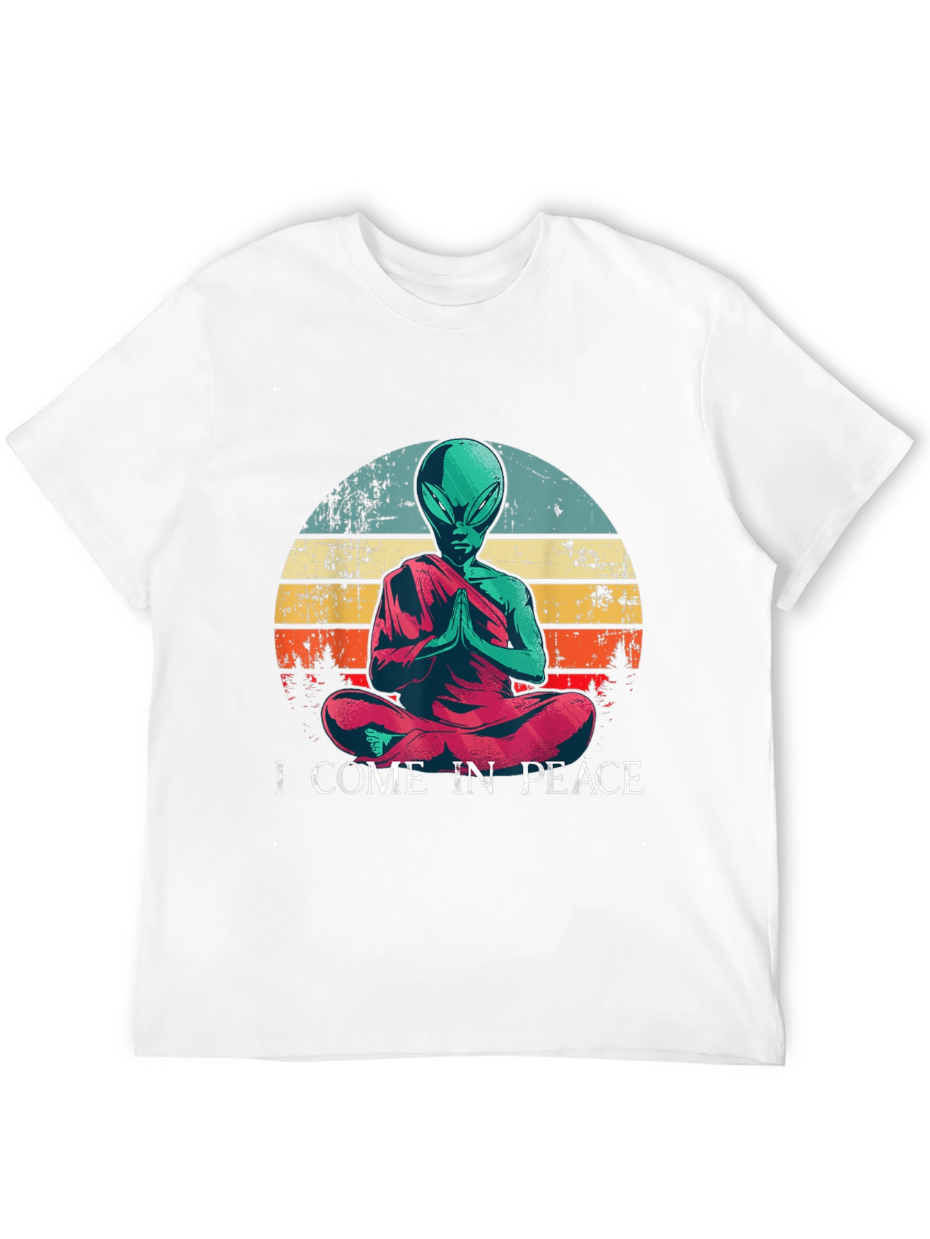 I Come in Peace Alien T-Shirt