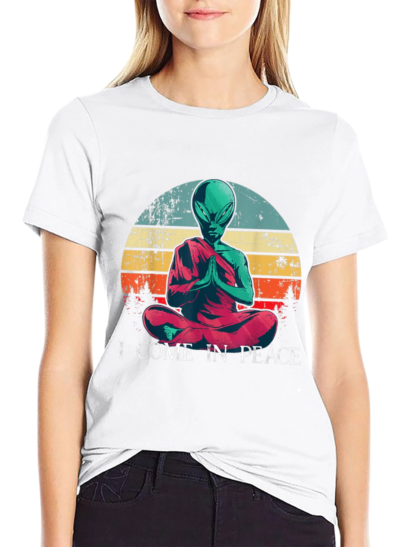 I Come in Peace Alien T-Shirt