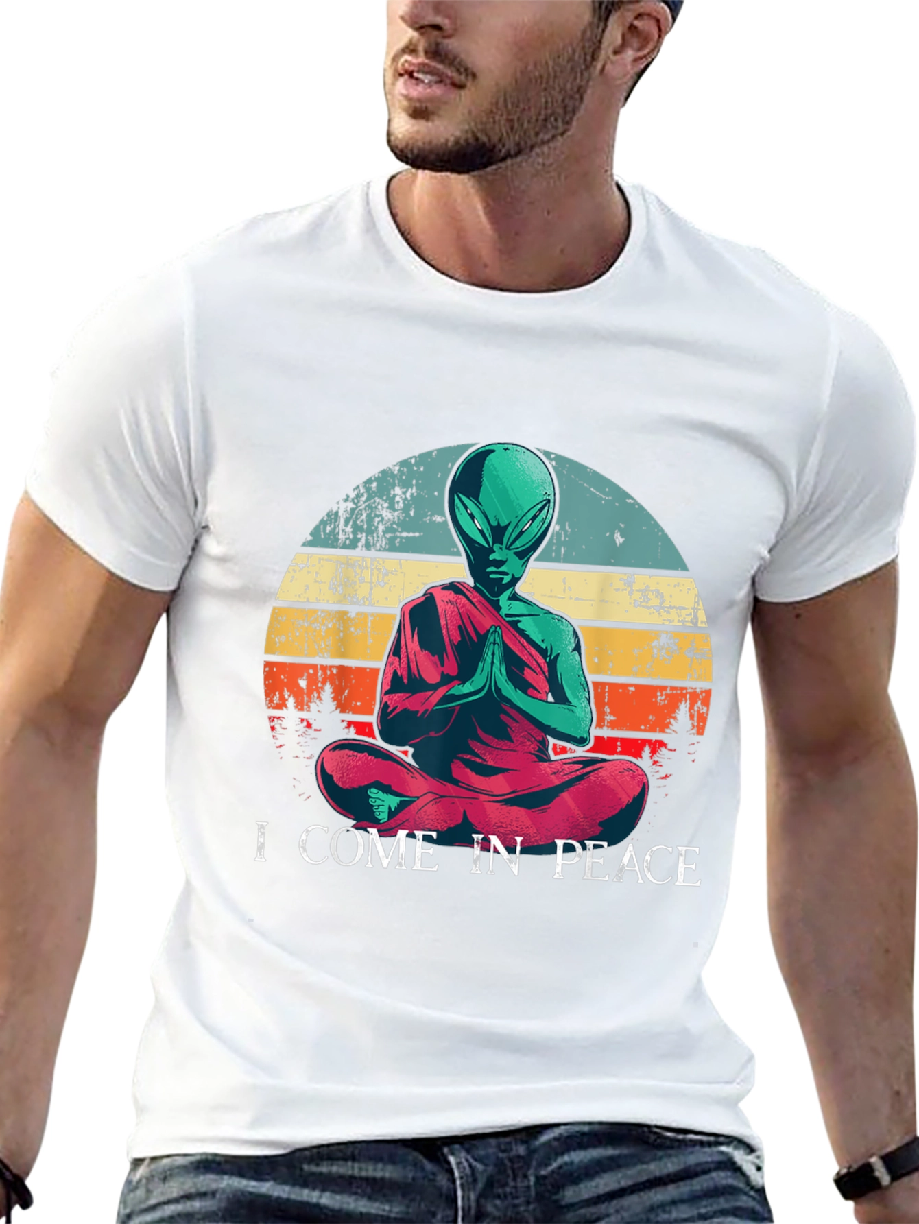 I Come in Peace Alien T-Shirt