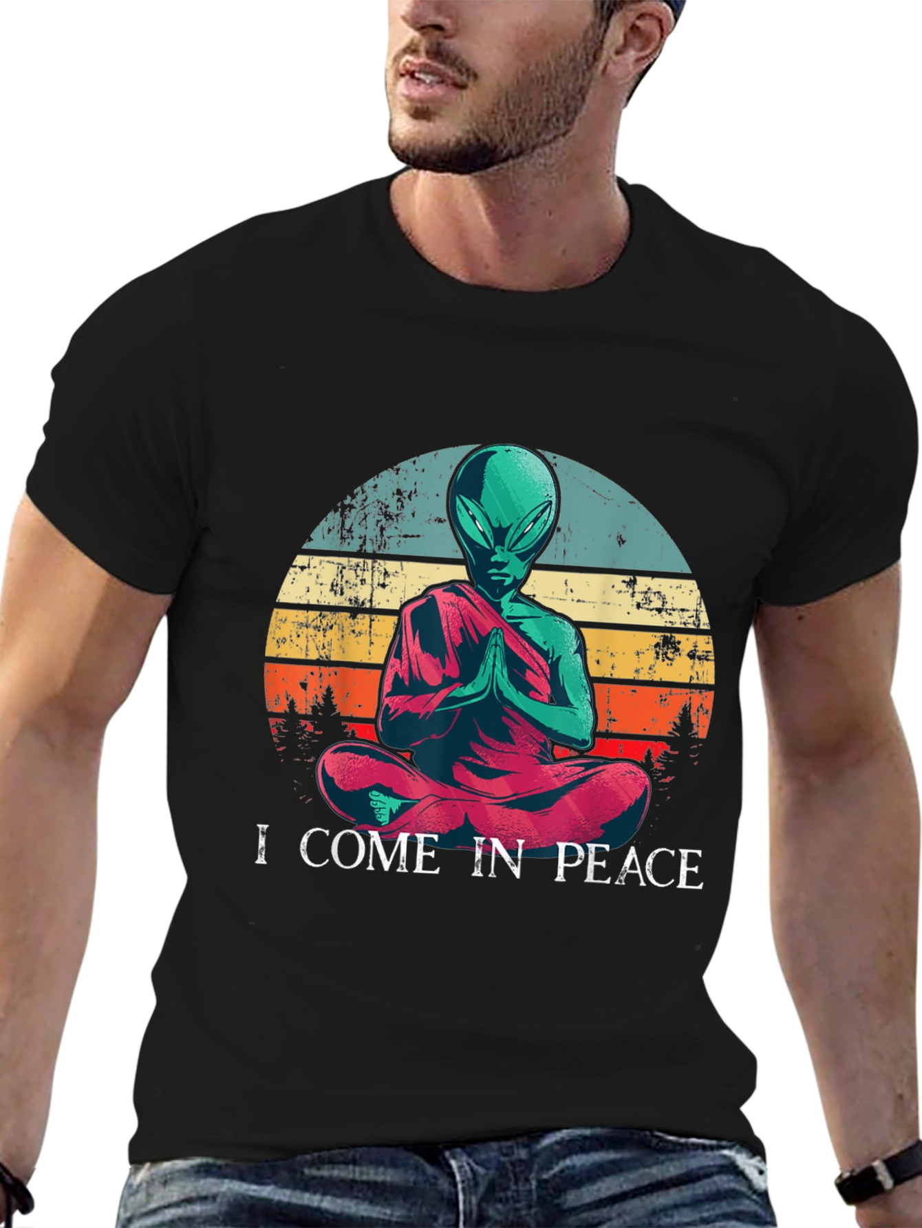 I Come in Peace Alien T-Shirt