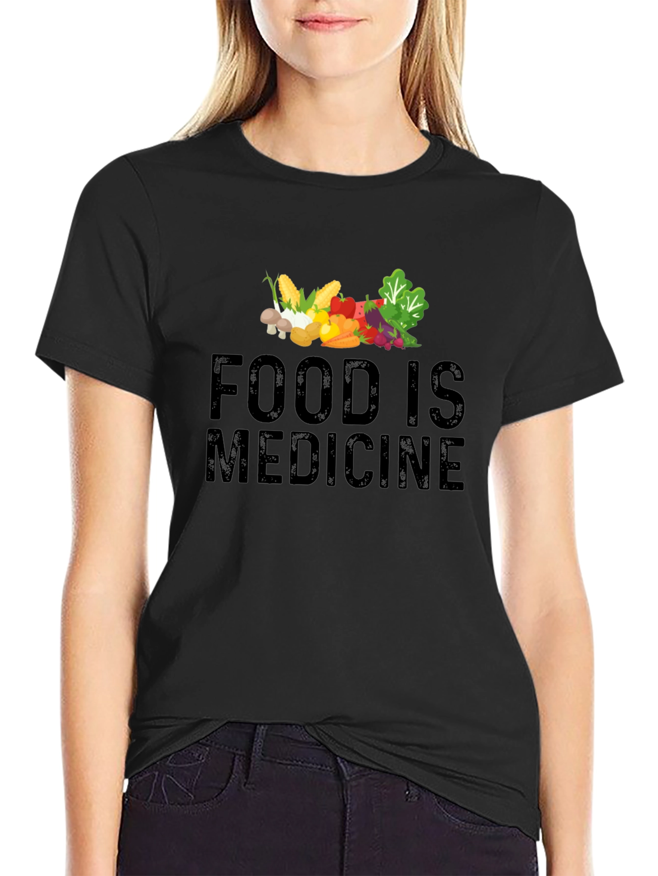 Food is Medicine T-Shirt - Healthy Lifestyle Tee