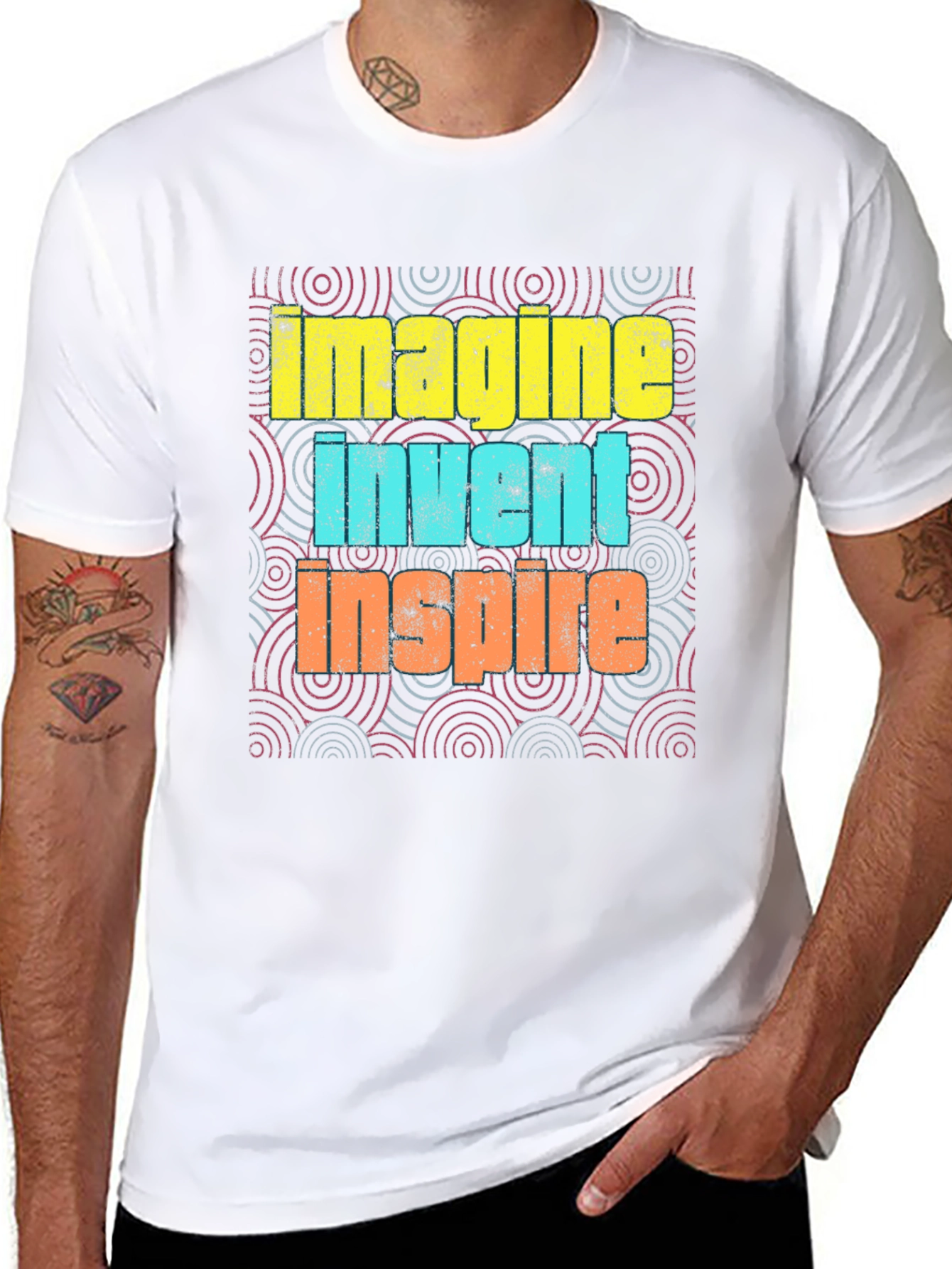 Imagine Invent Inspire Graphic T-Shirt