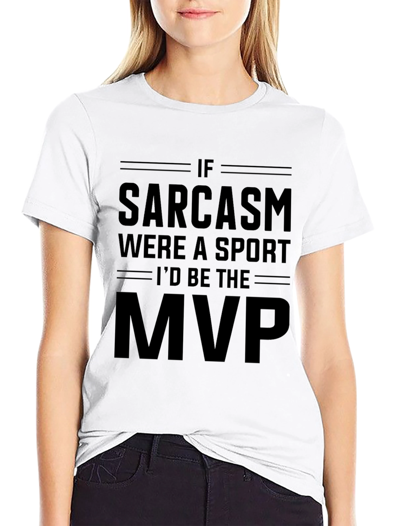 Sarcasm MVP Graphic T-Shirt - Funny Humor Tee