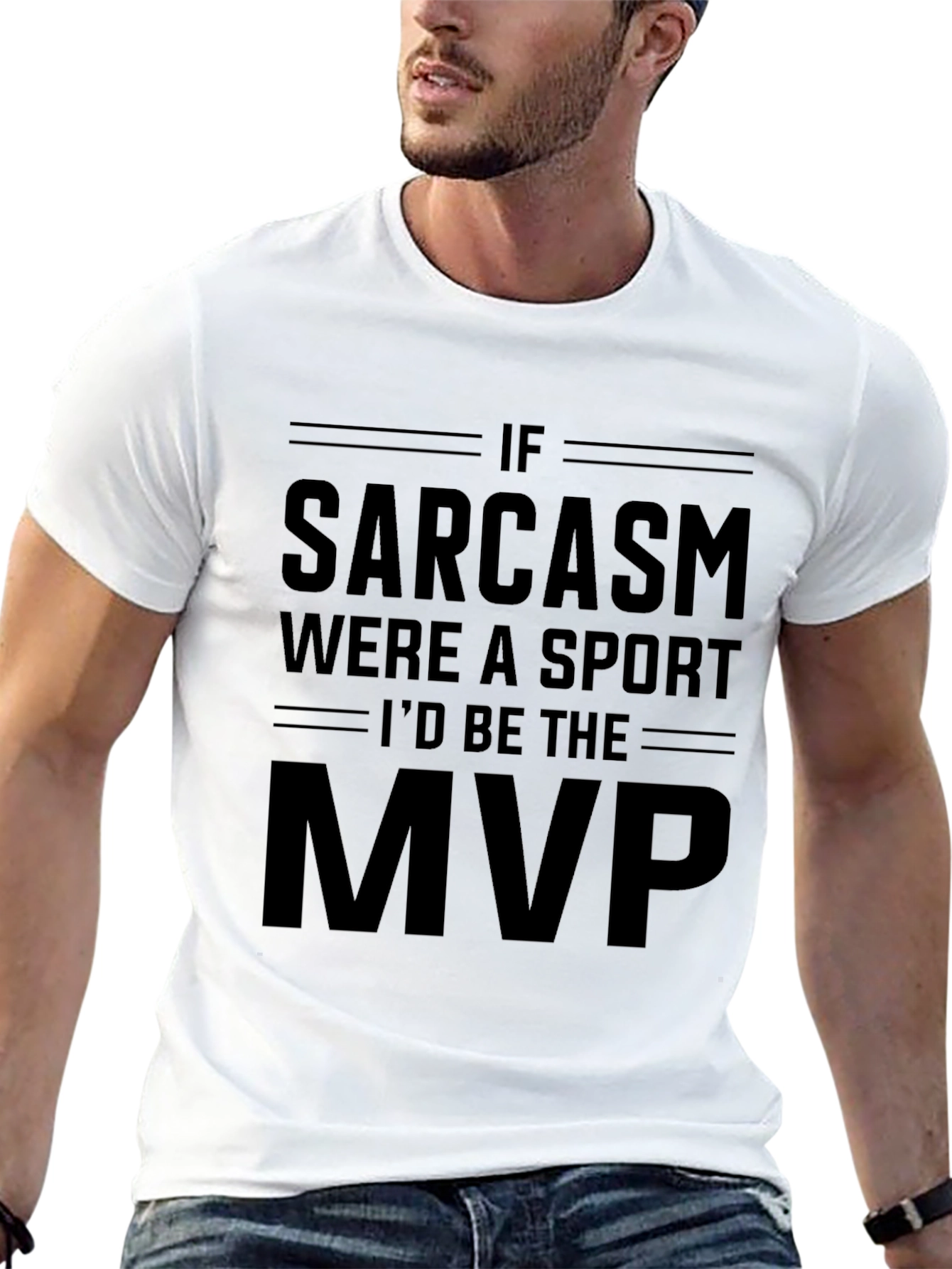 Sarcasm MVP Graphic T-Shirt - Funny Humor Tee