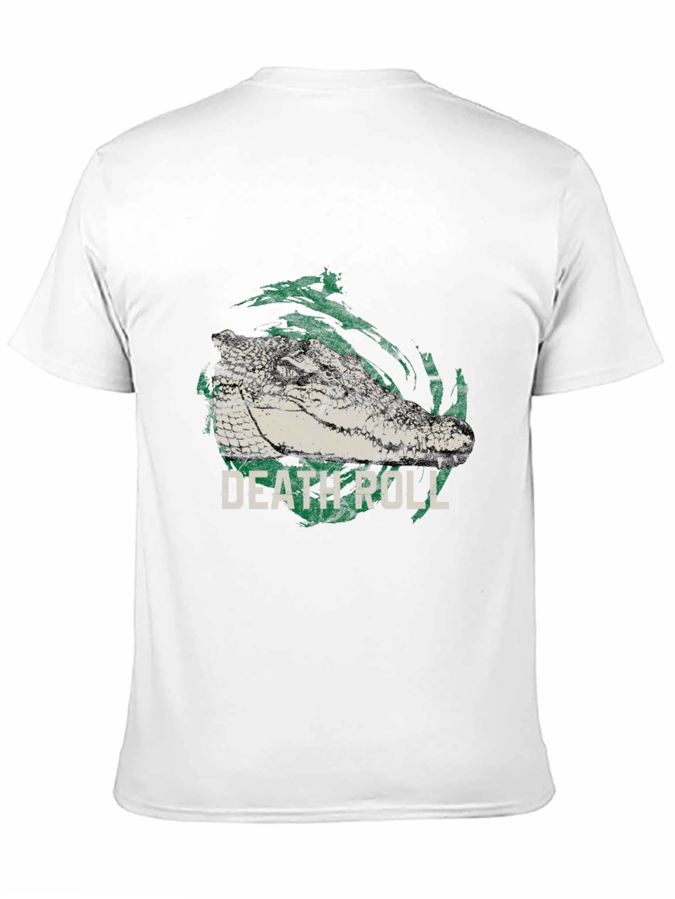 Death Roll Alligator Graphic Print T-Shirt