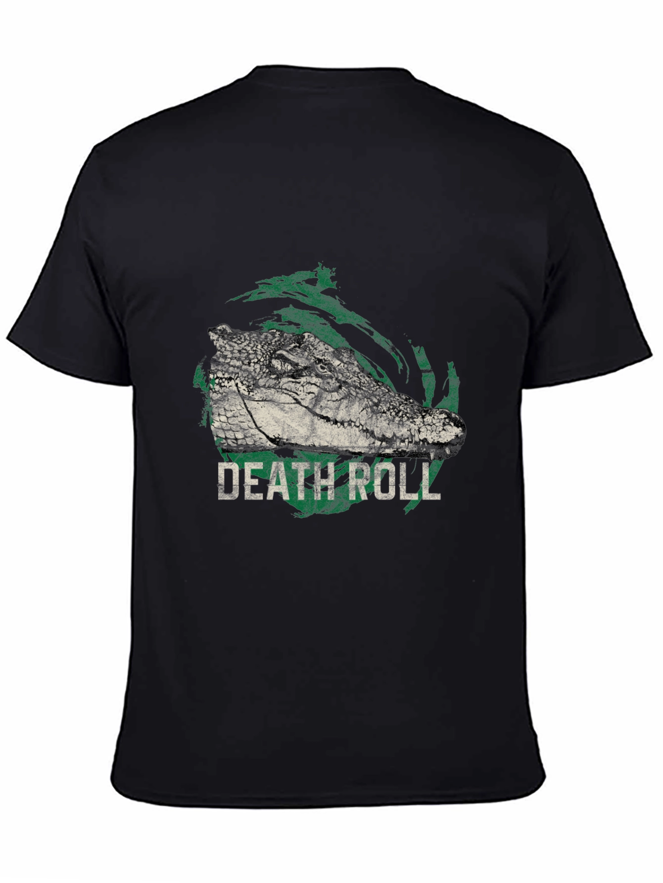 Death Roll Alligator Graphic Print T-Shirt
