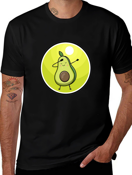 Dabbing Avocado Graphic Tee - Trendy & Fun!