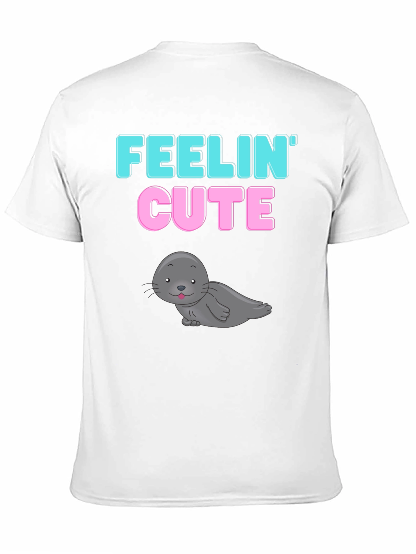 Feelin Cute Seal Graphic T-Shirt