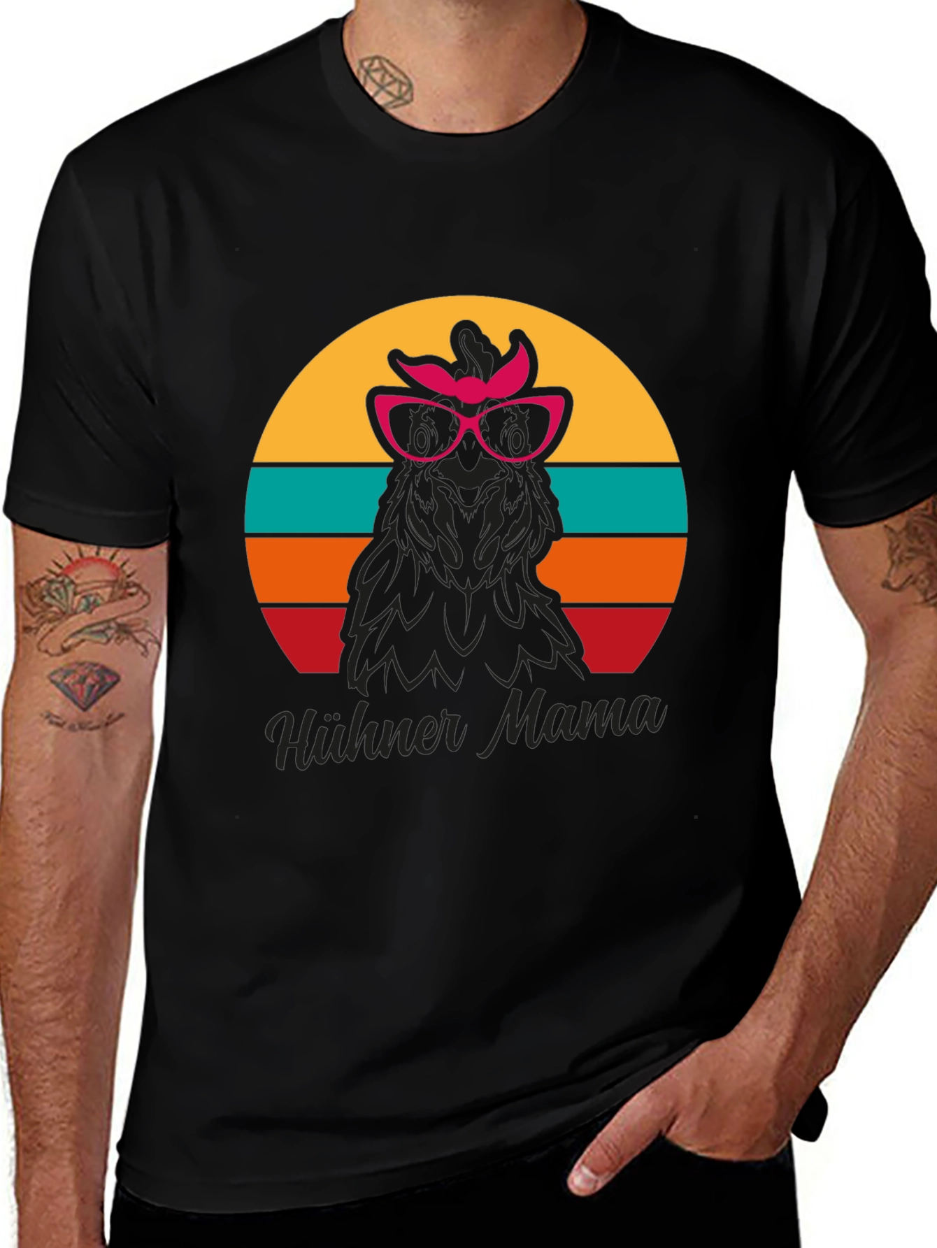 Hühner Mama Chicken Lover T-Shirt