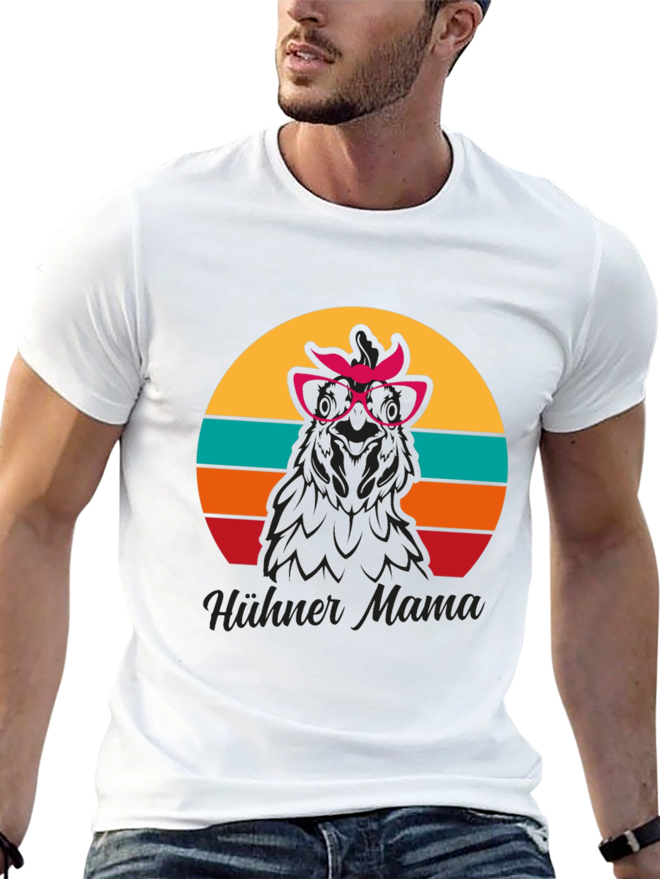 Hühner Mama Chicken Lover T-Shirt