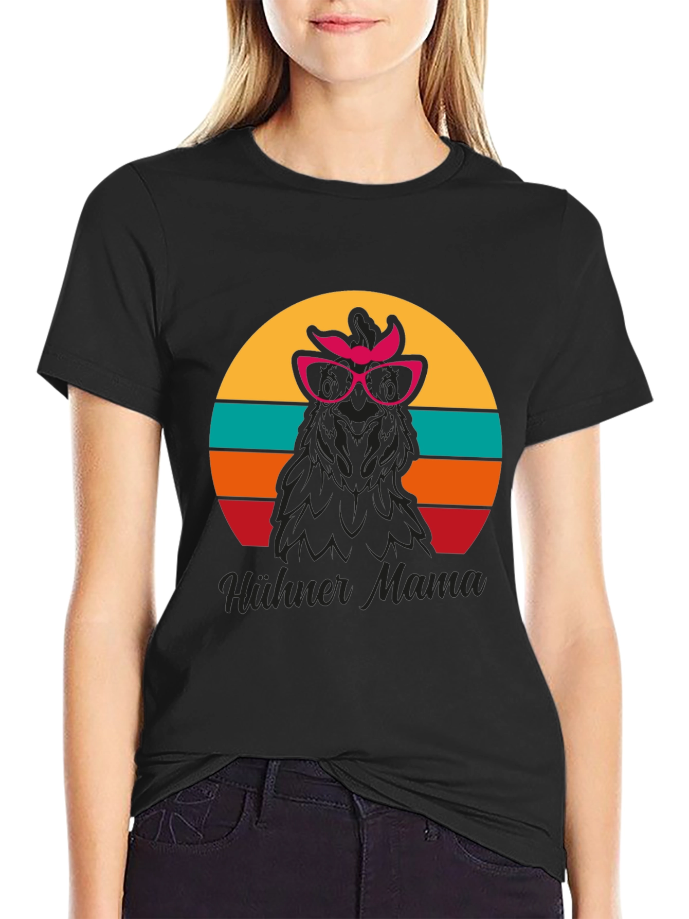 Hühner Mama Chicken Lover T-Shirt