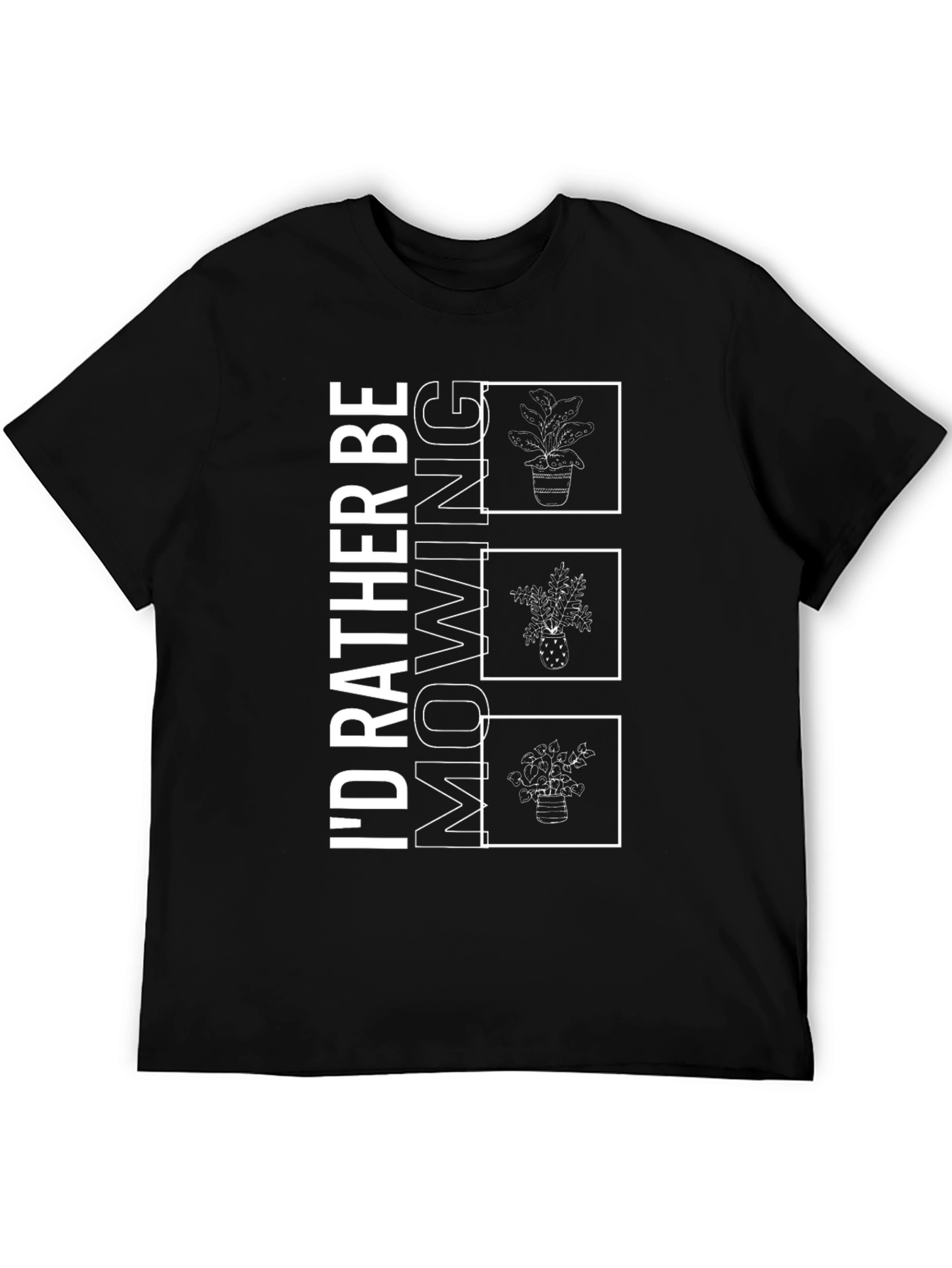 Gardening Graphic Tee - Rather Be Mowing