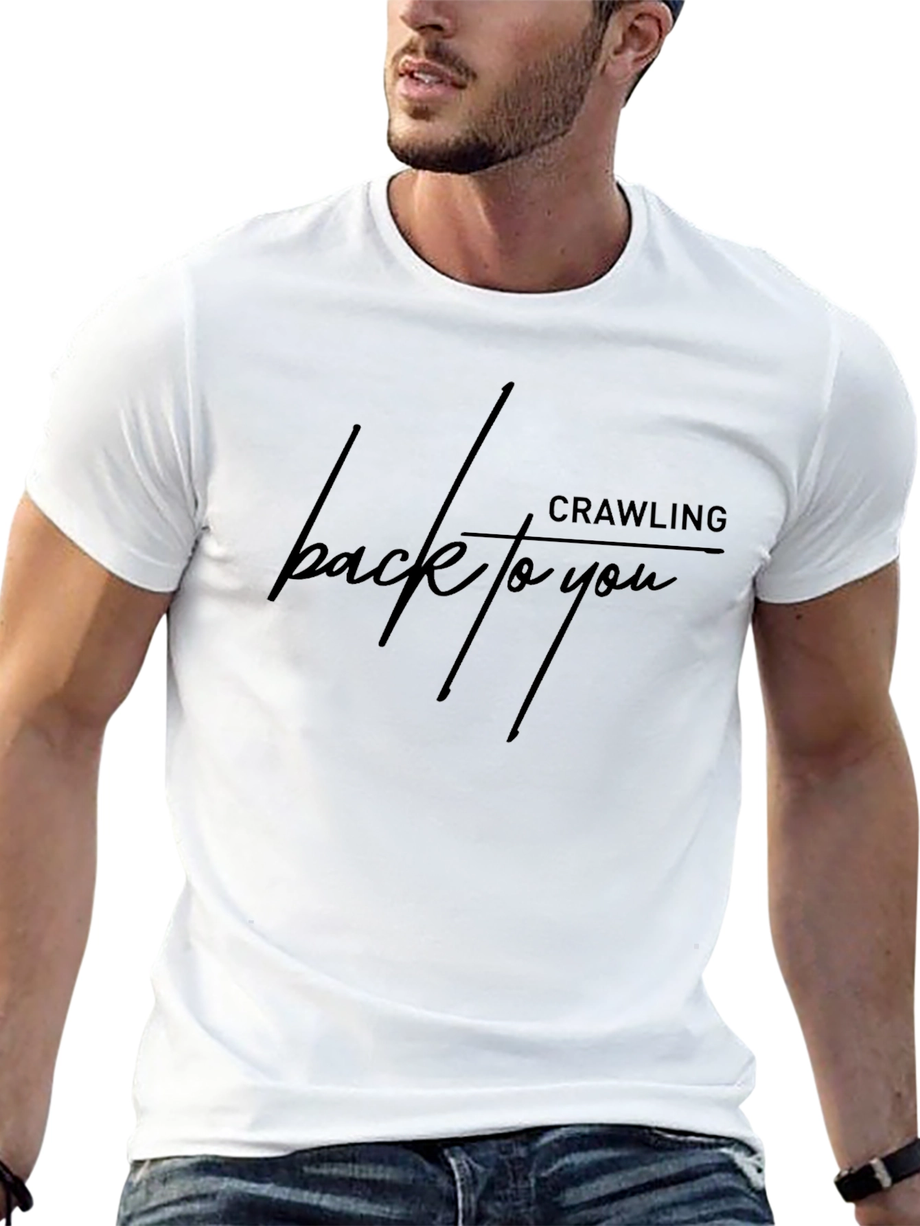 Crawling Back To You T-Shirt Mens Graphic Tee