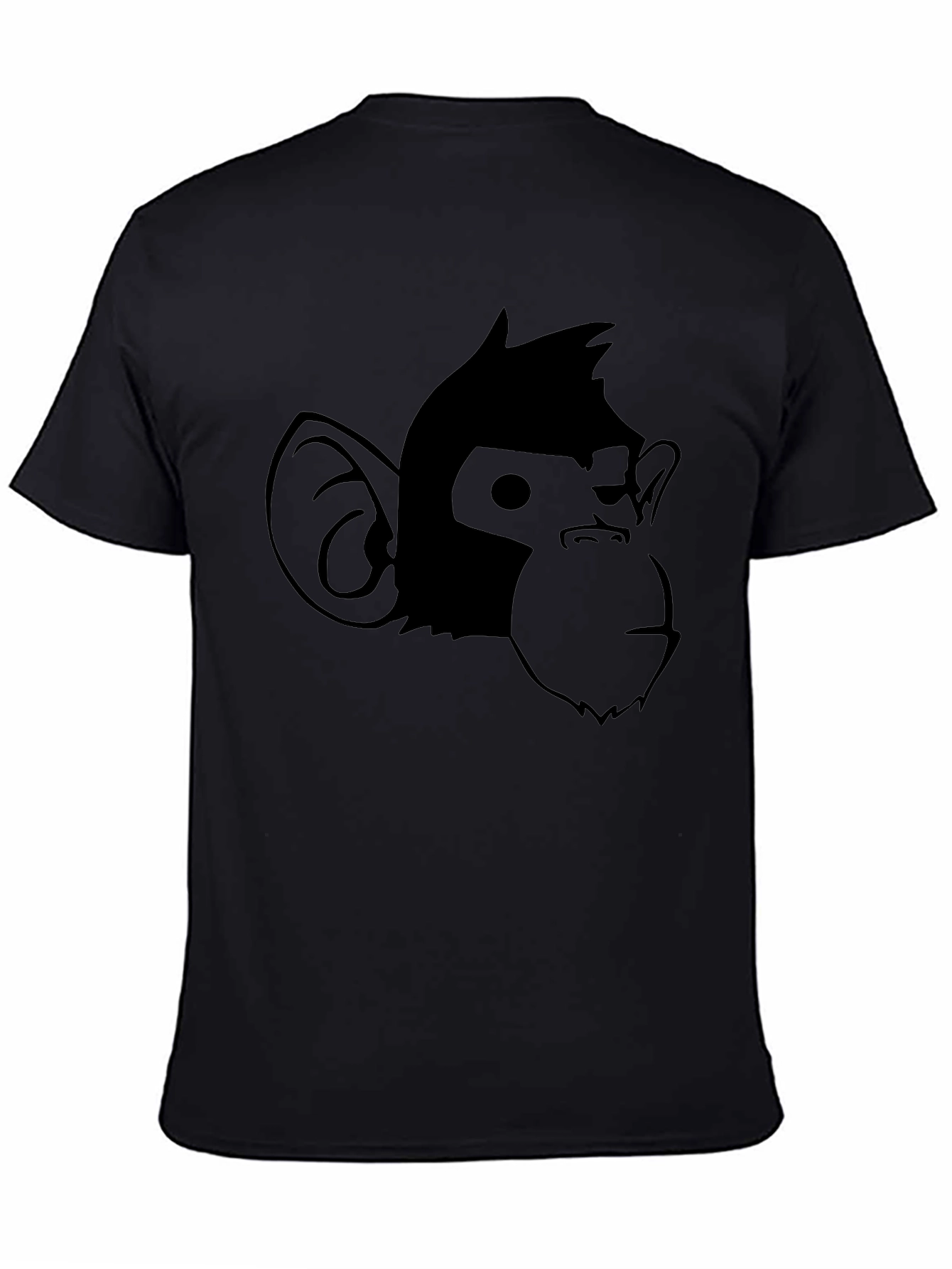 Cool Monkey Graphic Black T-Shirt