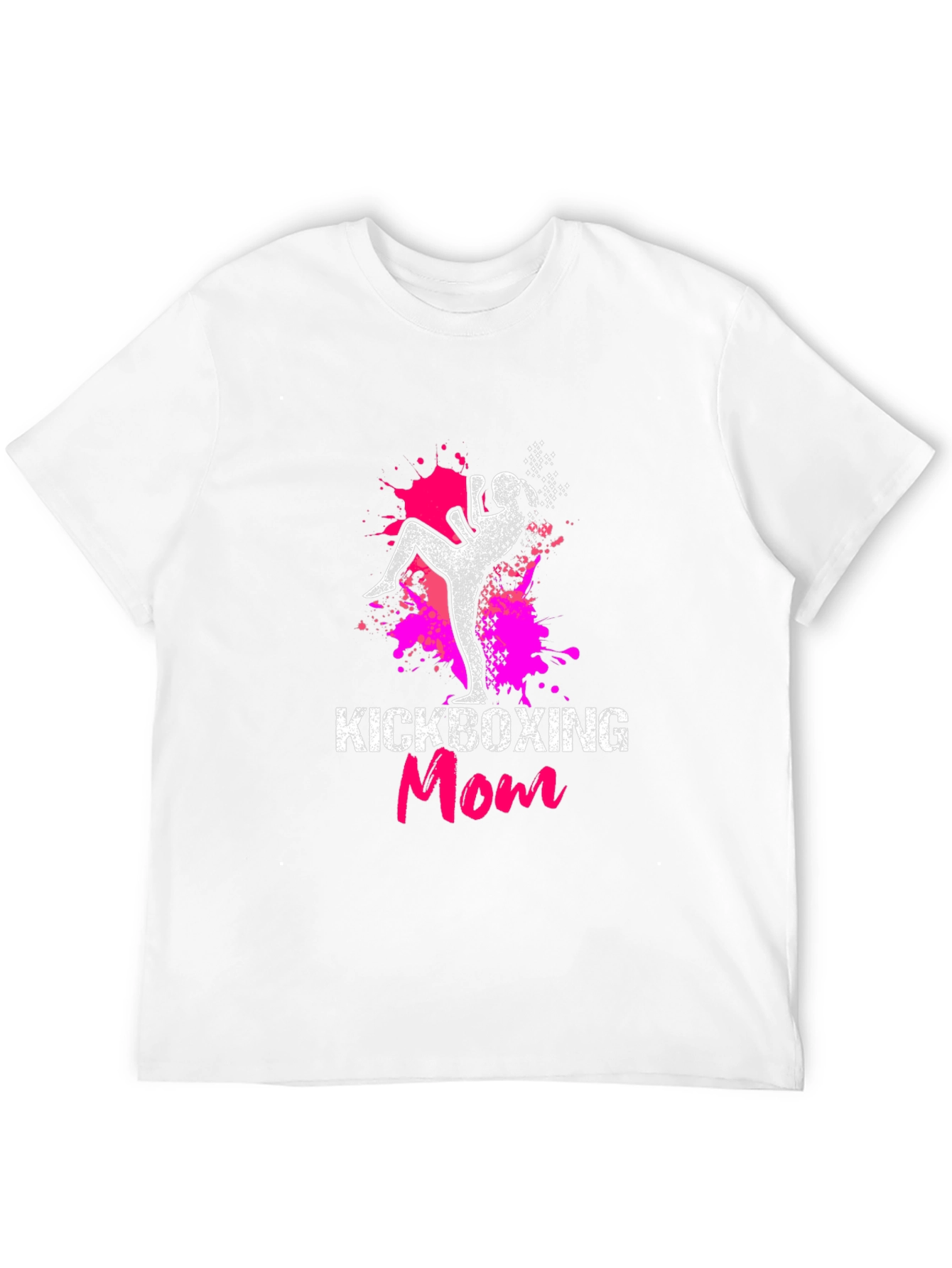 Kickboxing Mom Graphic Tee - Martial Arts Womens T-Shirt