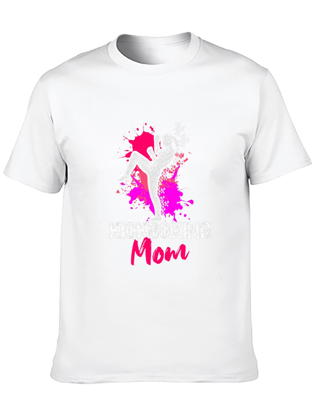 Kickboxing Mom Graphic Tee - Martial Arts Womens T-Shirt