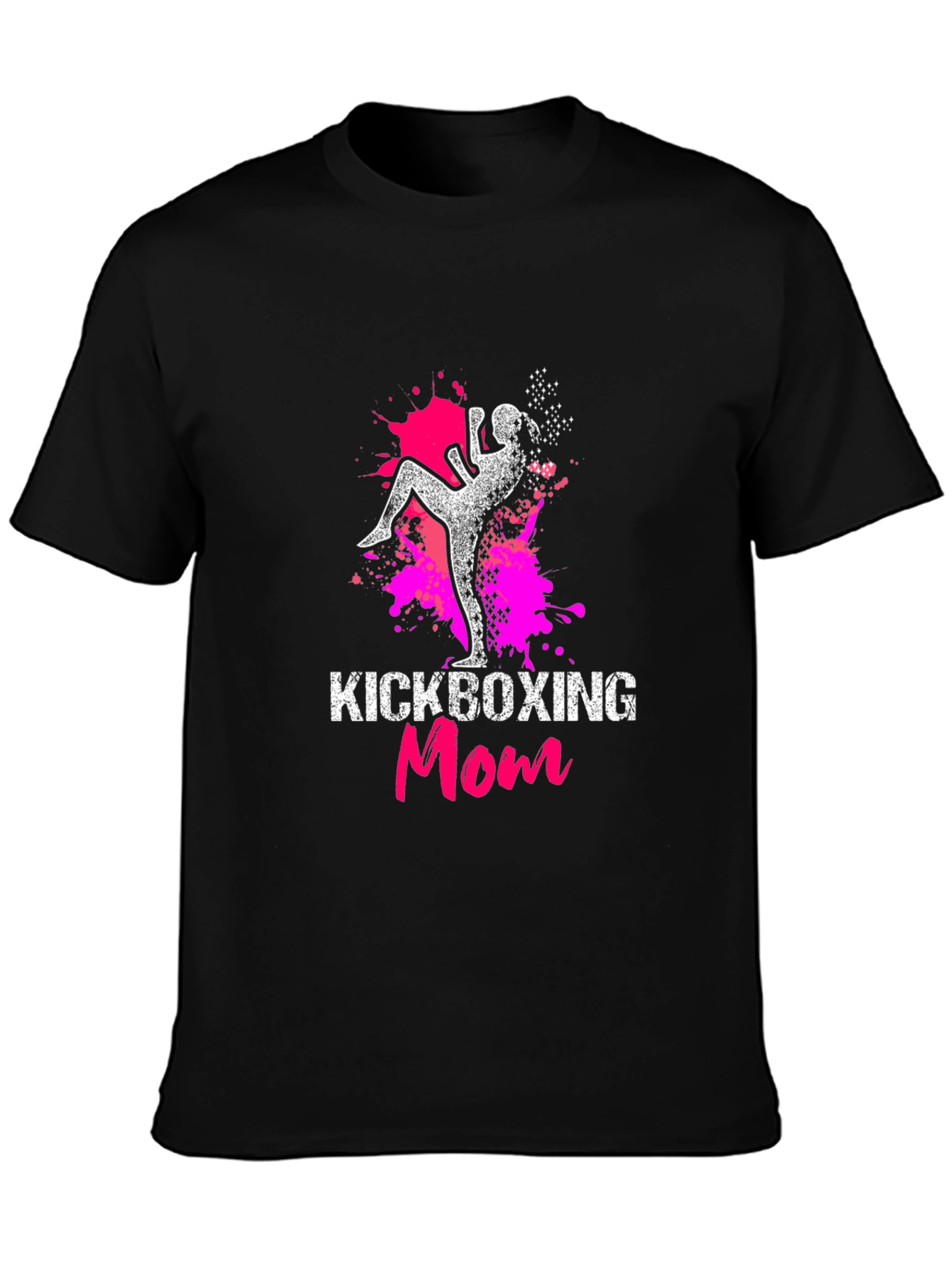 Kickboxing Mom Graphic Tee - Martial Arts Womens T-Shirt