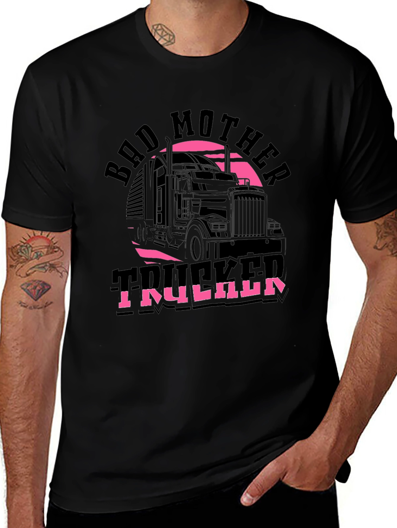 Bad Mother Trucker Graphic Tee
