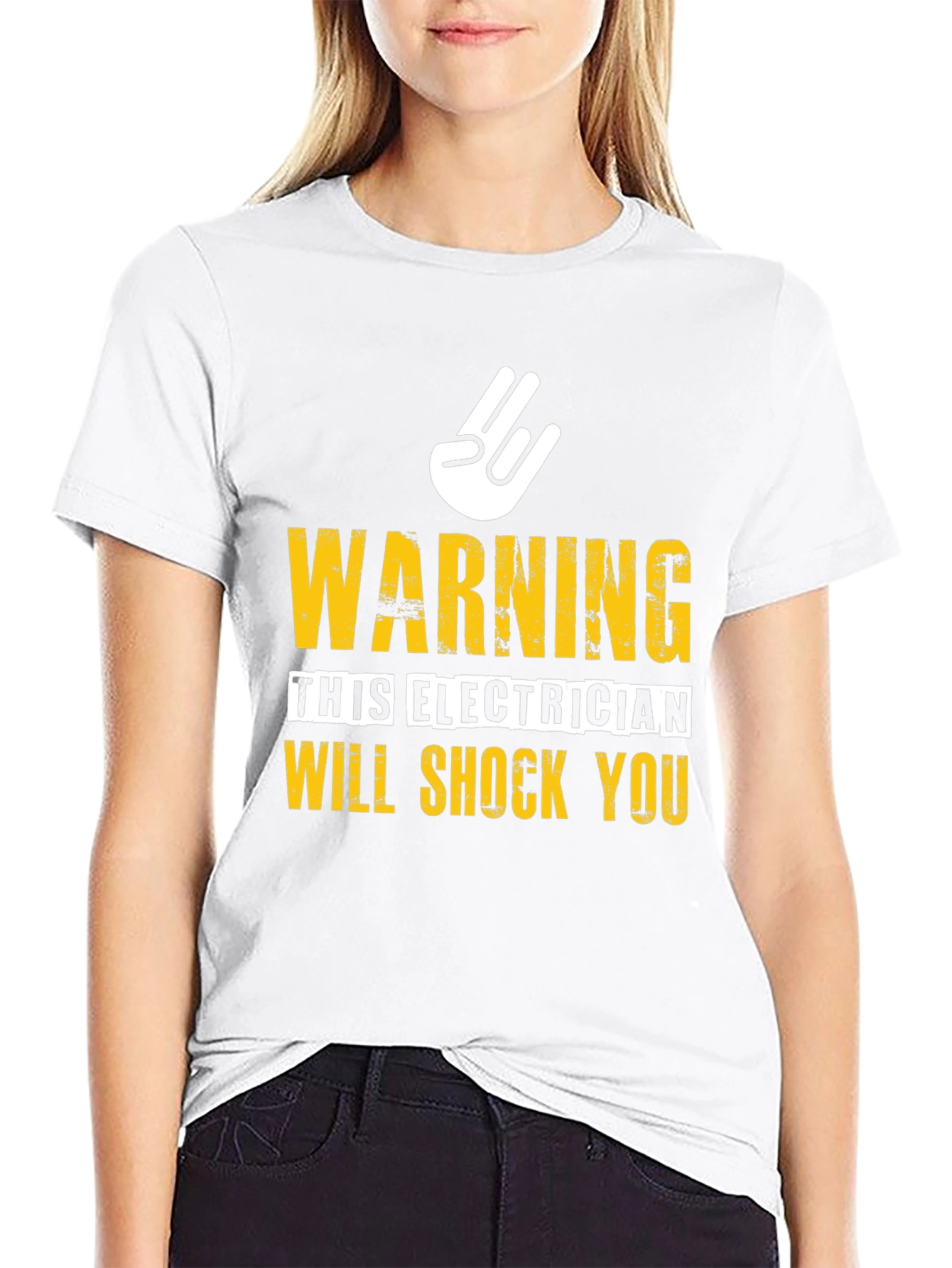 Electrician Warning Graphic Tee