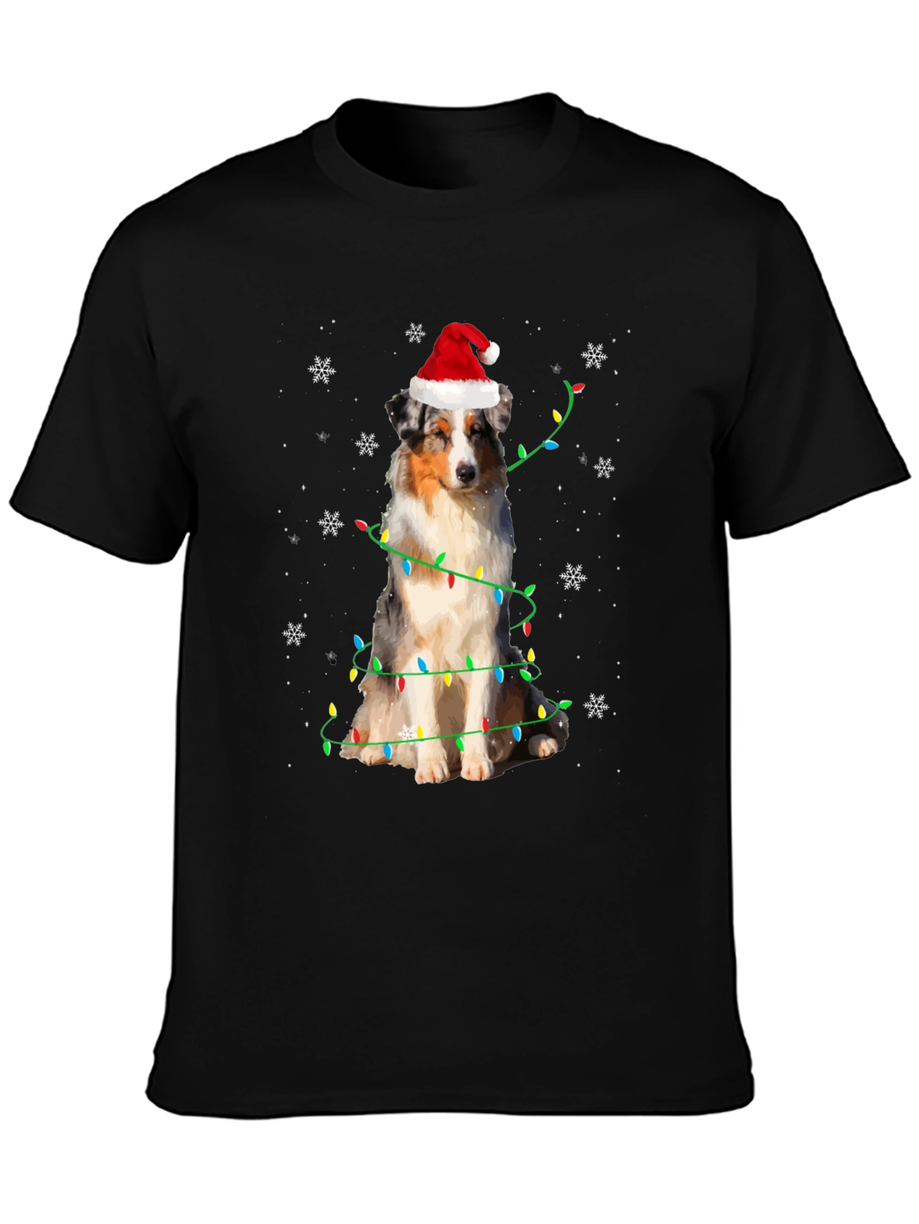 Festive Dog Christmas T-Shirt