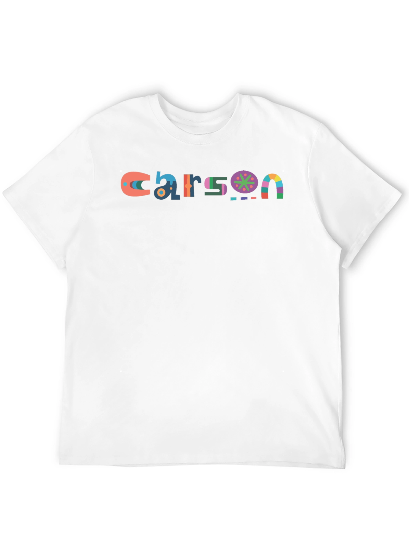 Carson Name Graphic Black T-Shirt