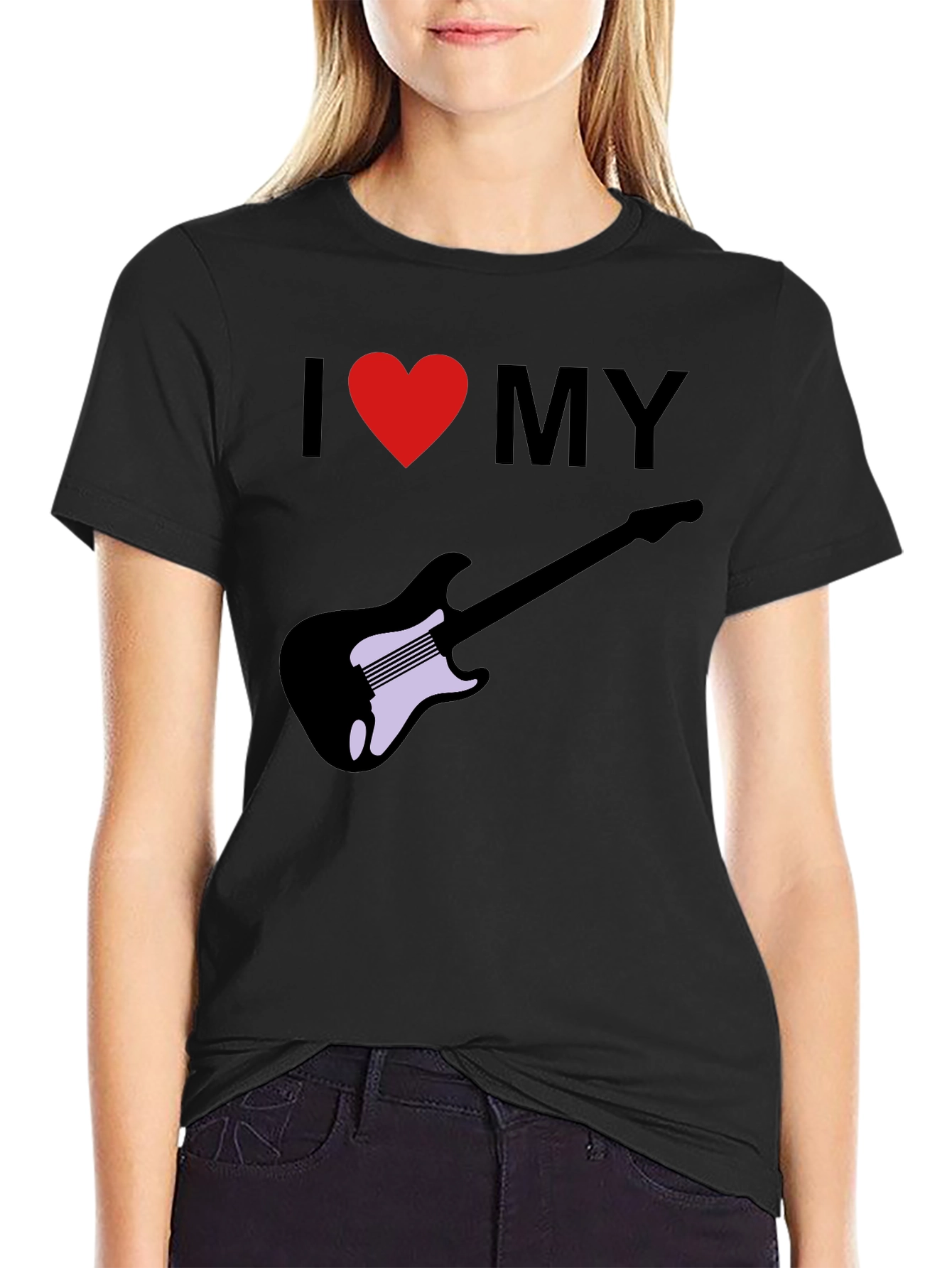 I Love My Guitar Graphic Tee
