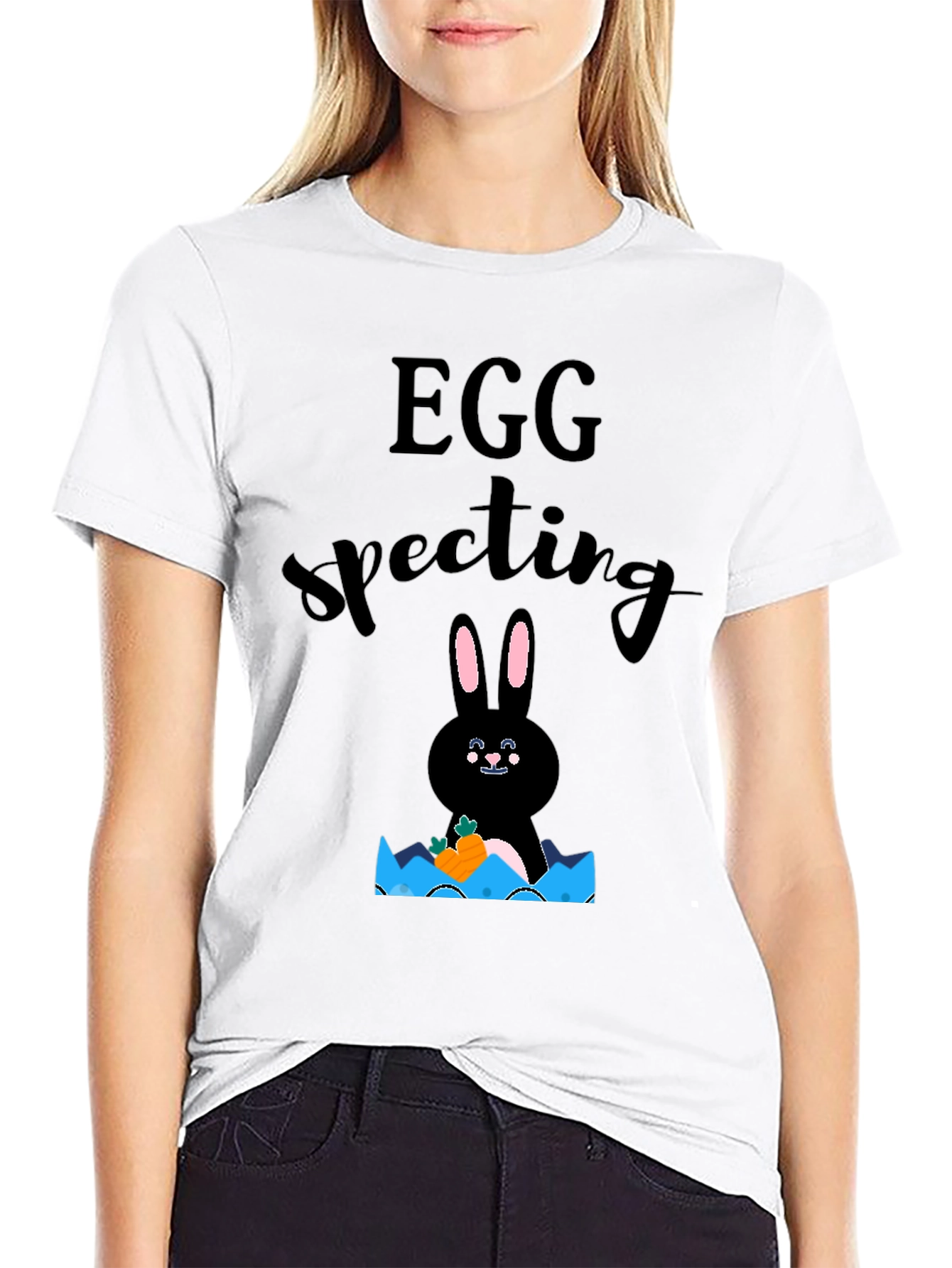 Eggspecting Easter Bunny T-Shirt