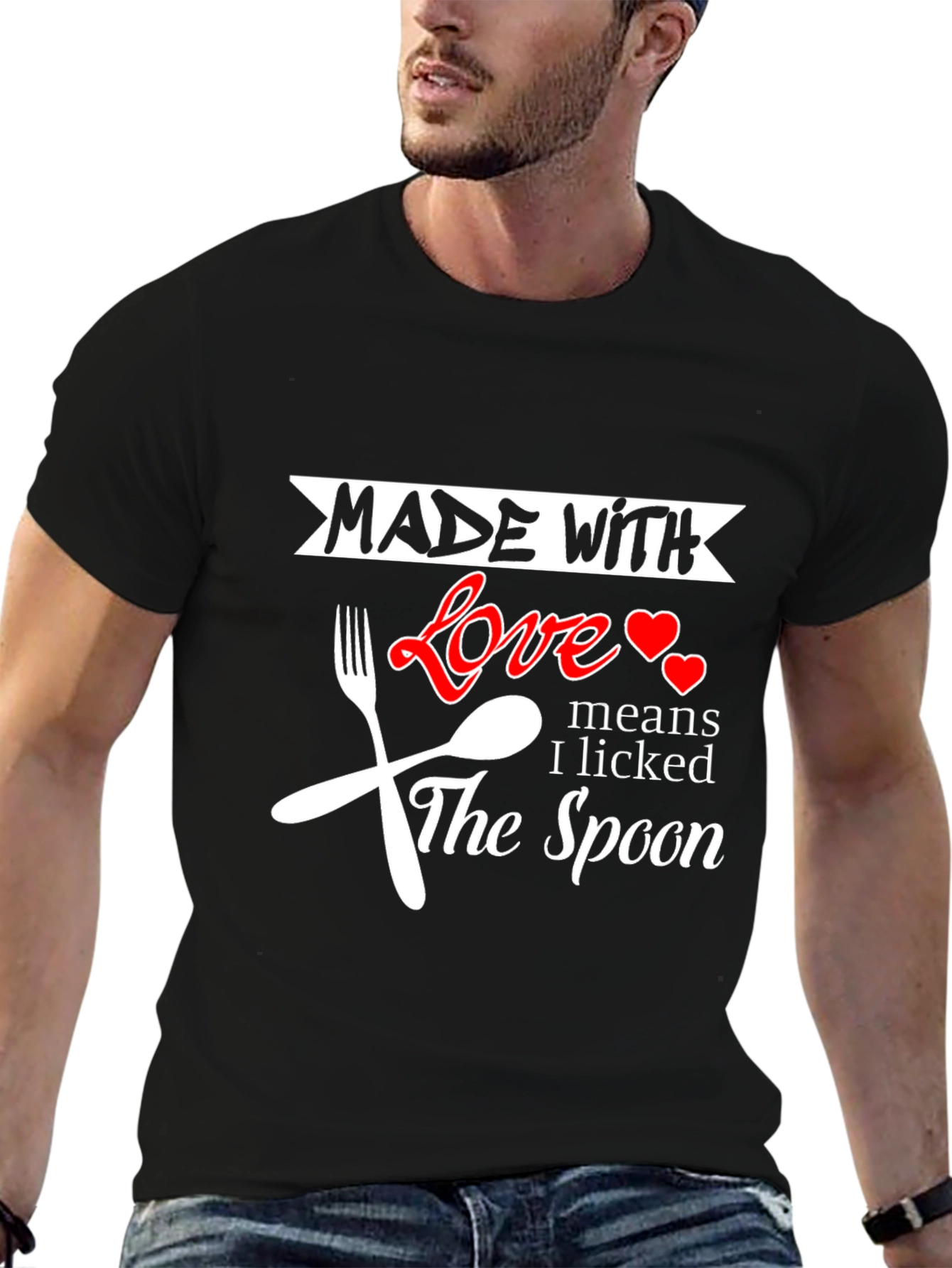 Made With Love Funny T-Shirt