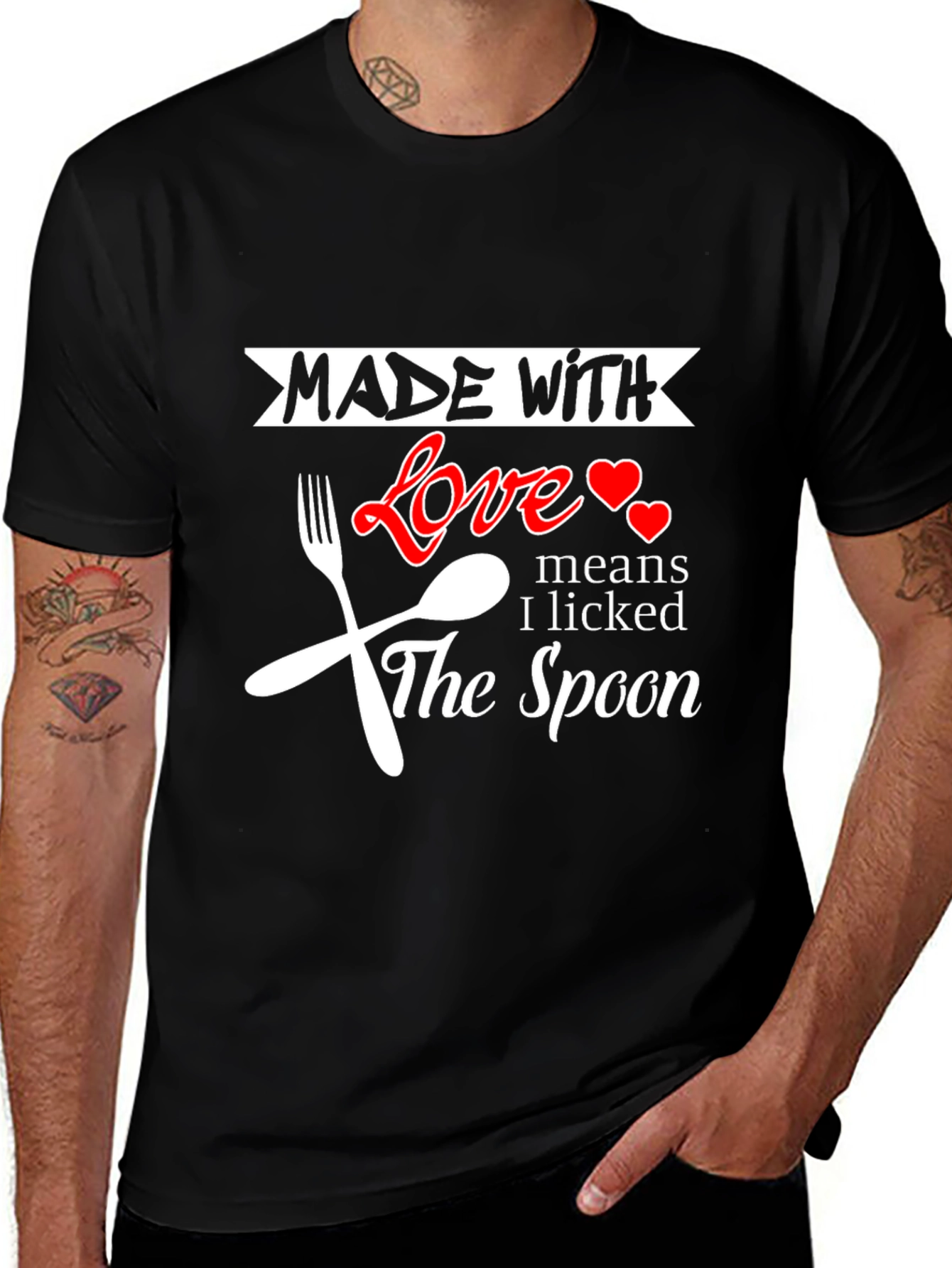 Made With Love Funny T-Shirt