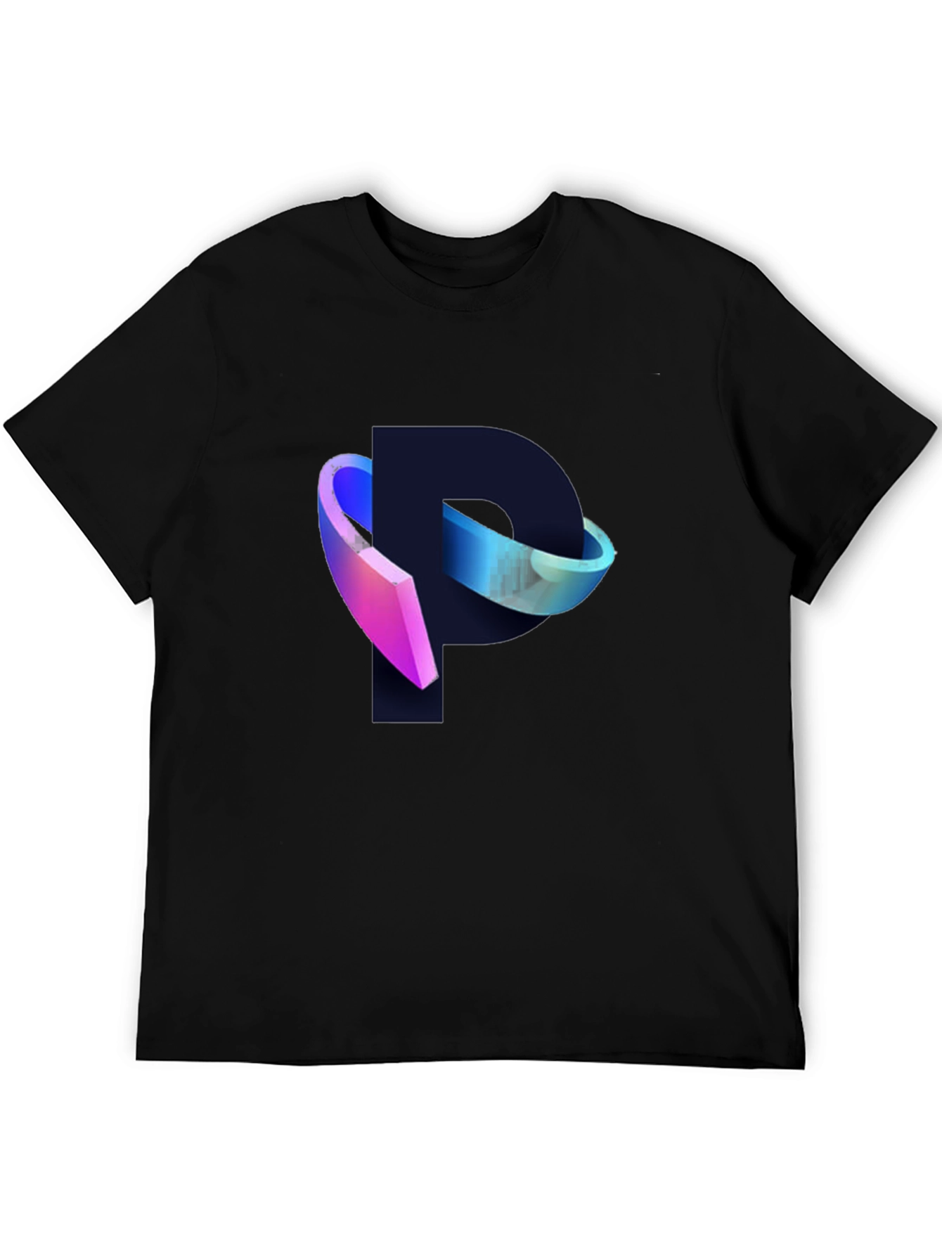 Modern P Logo Black T-Shirt