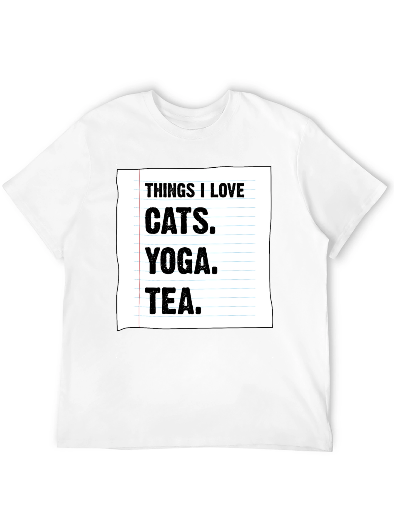 Cats Yoga Tea T-Shirt | Funny Graphic Tee