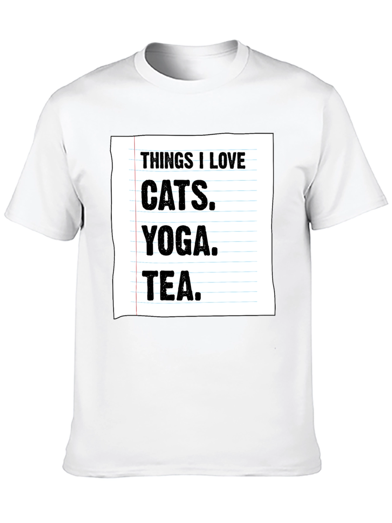 Cats Yoga Tea T-Shirt | Funny Graphic Tee