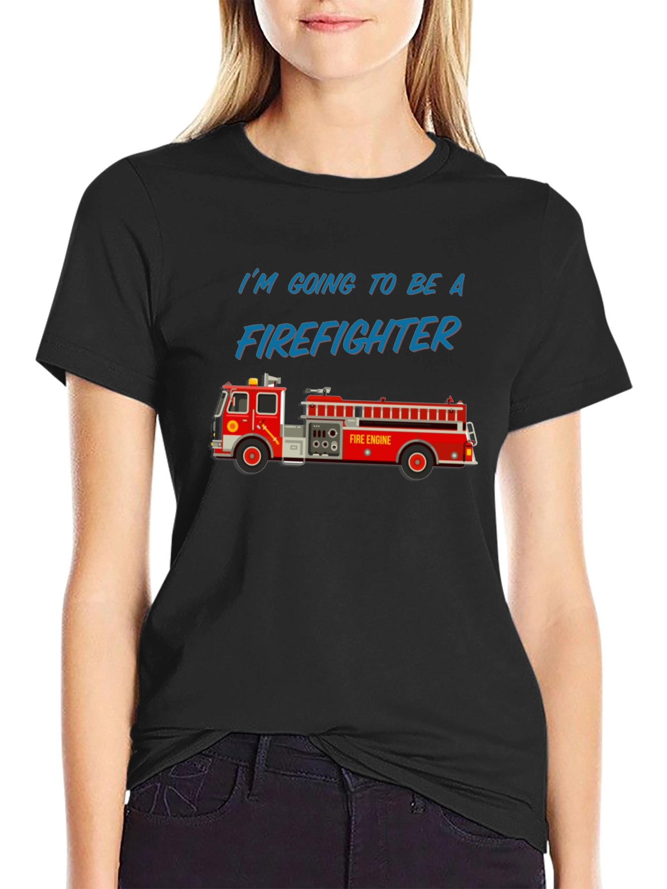 Future Firefighter T-Shirt - Black
