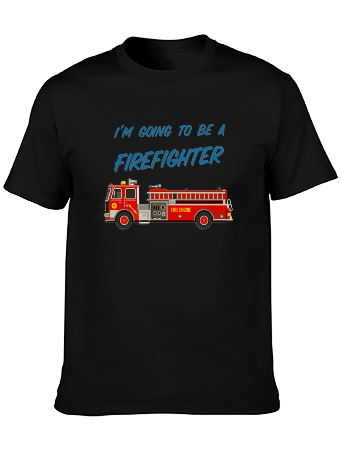 Future Firefighter T-Shirt - Black