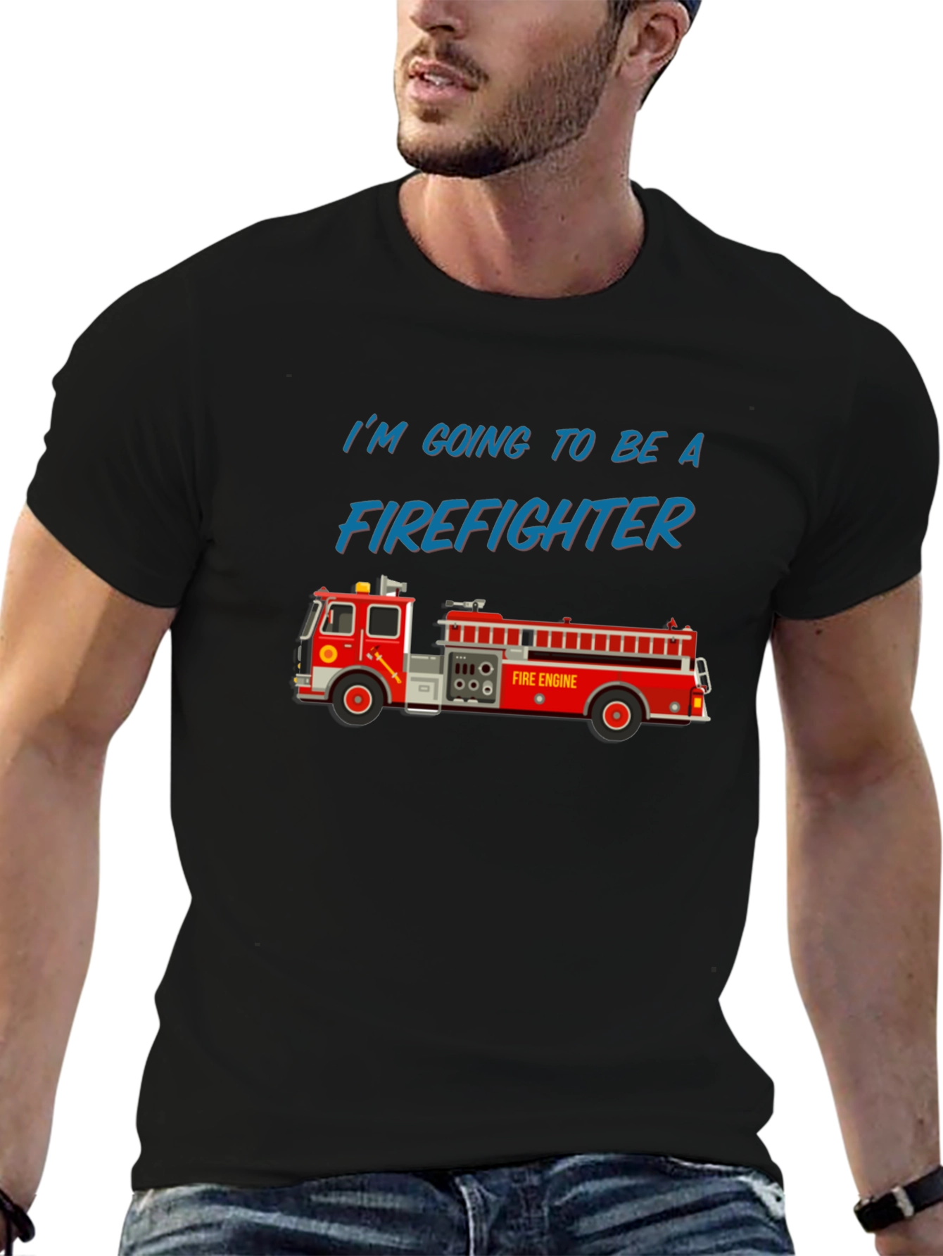 Future Firefighter T-Shirt - Black
