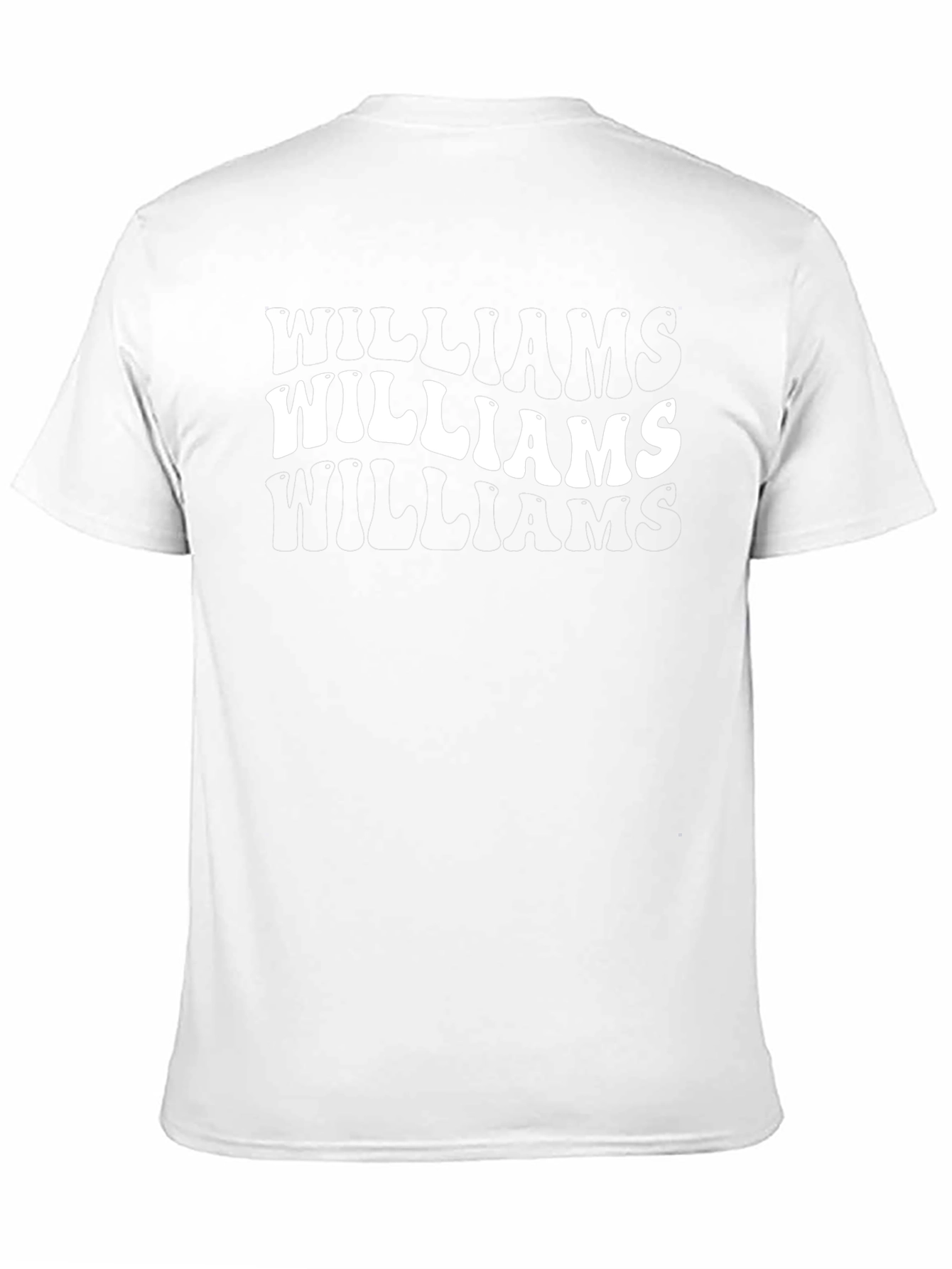 Williams Name Retro Graphic Tee - Black