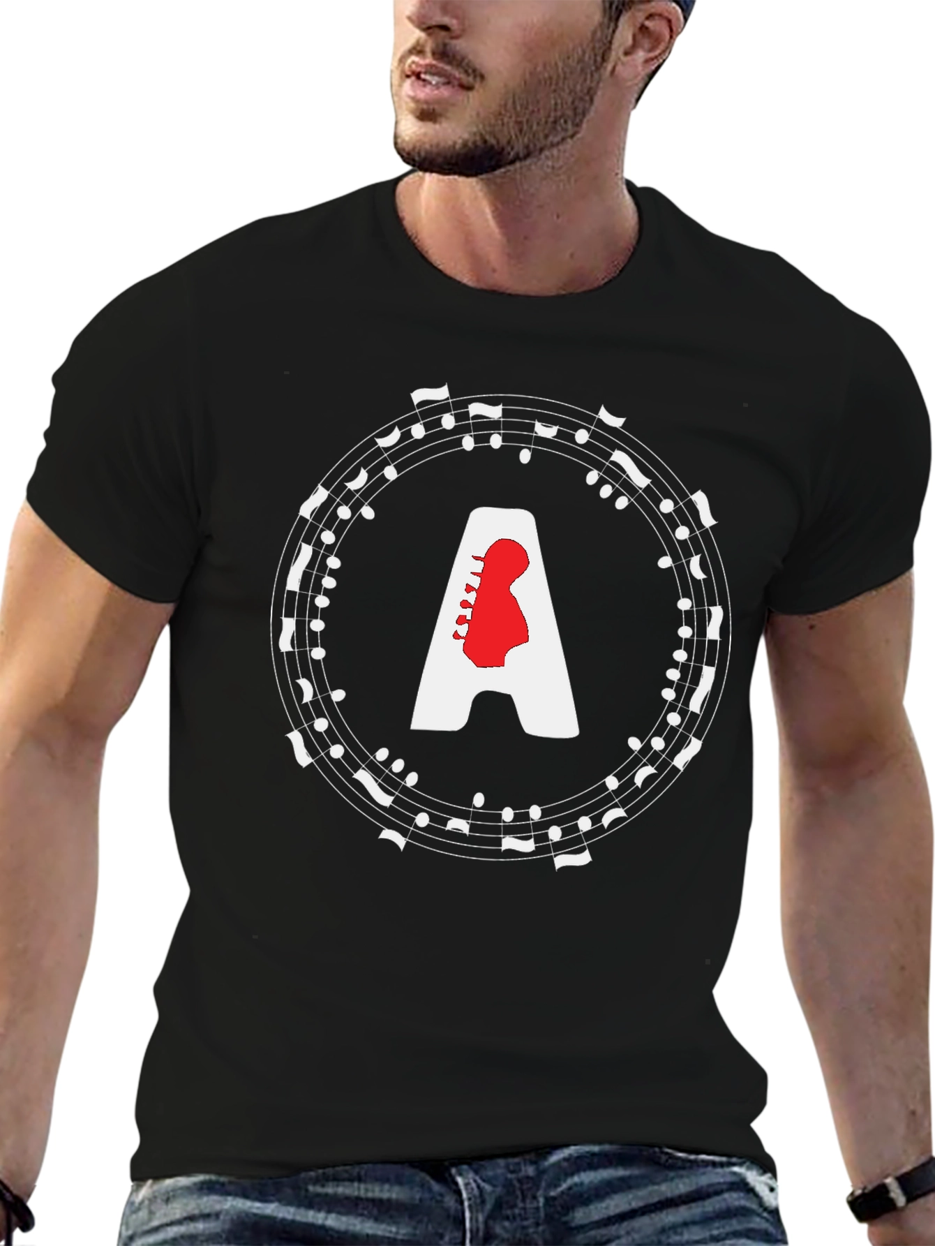 Musical A Guitar T-Shirt
