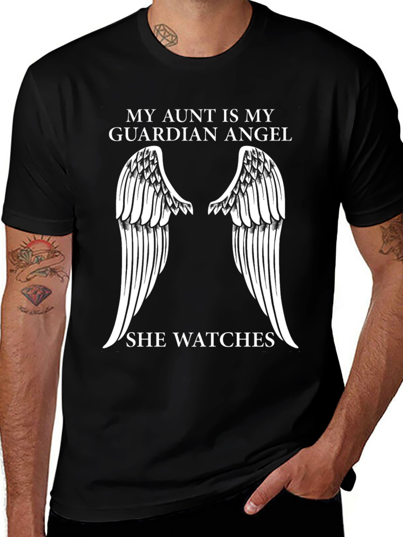 My Aunt is My Guardian Angel T-Shirt