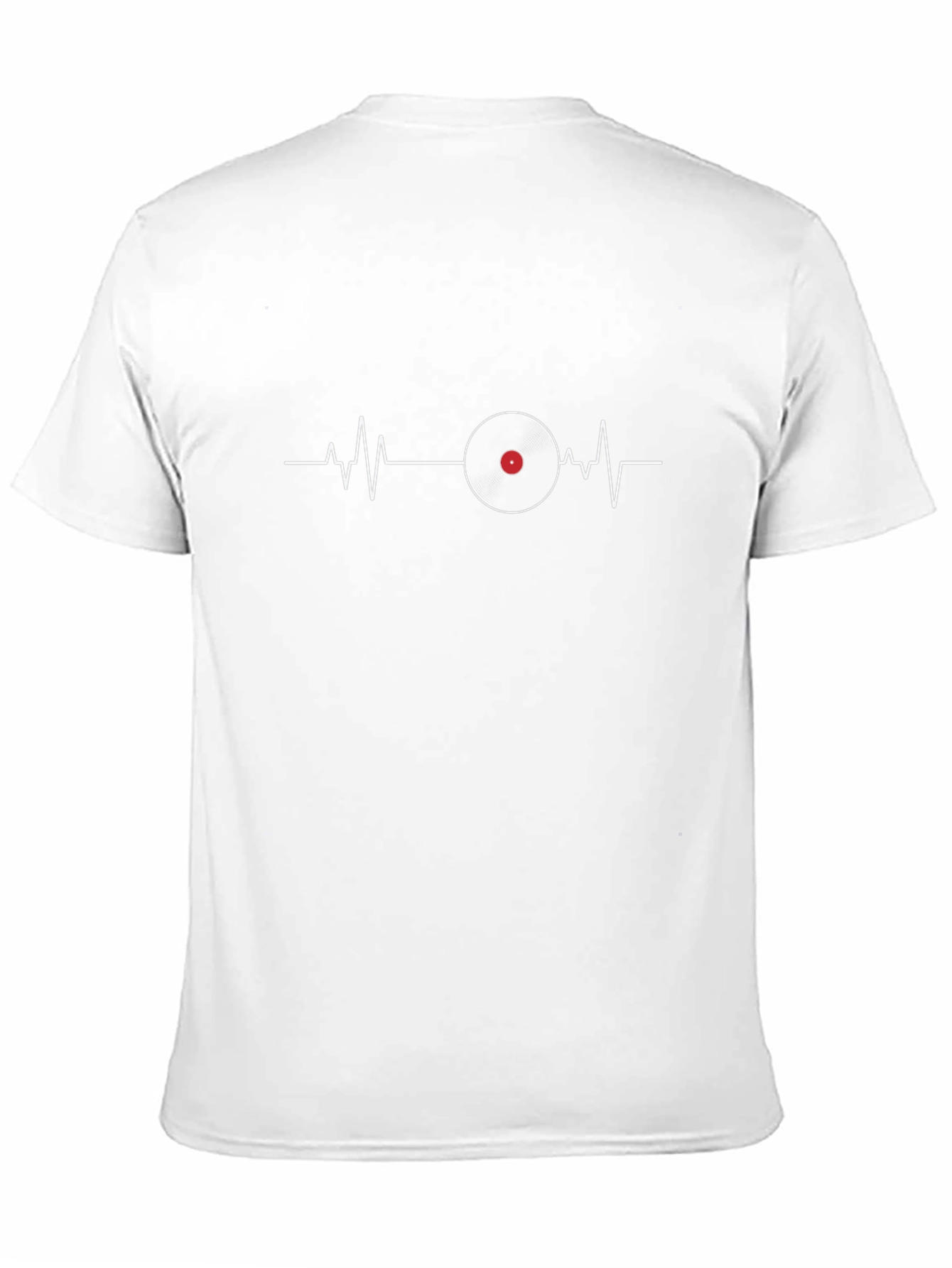 Vinyl Heartbeat T-Shirt - Music Lover Tee