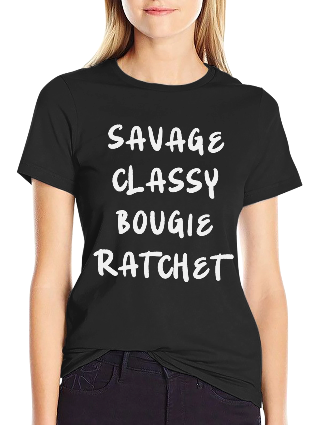 Savage Classy Bougie Ratchet Mens T-Shirt