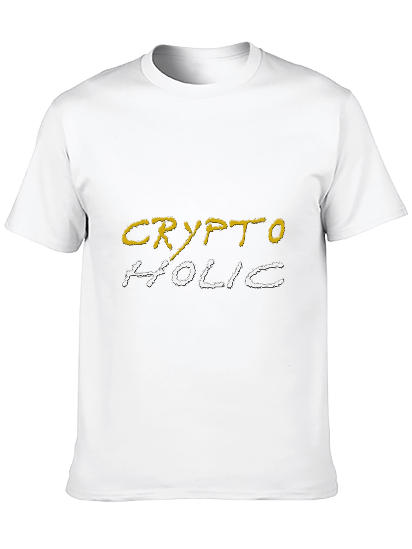 CryptoHolic Black T-Shirt - Stylish Crypto Lover Tee