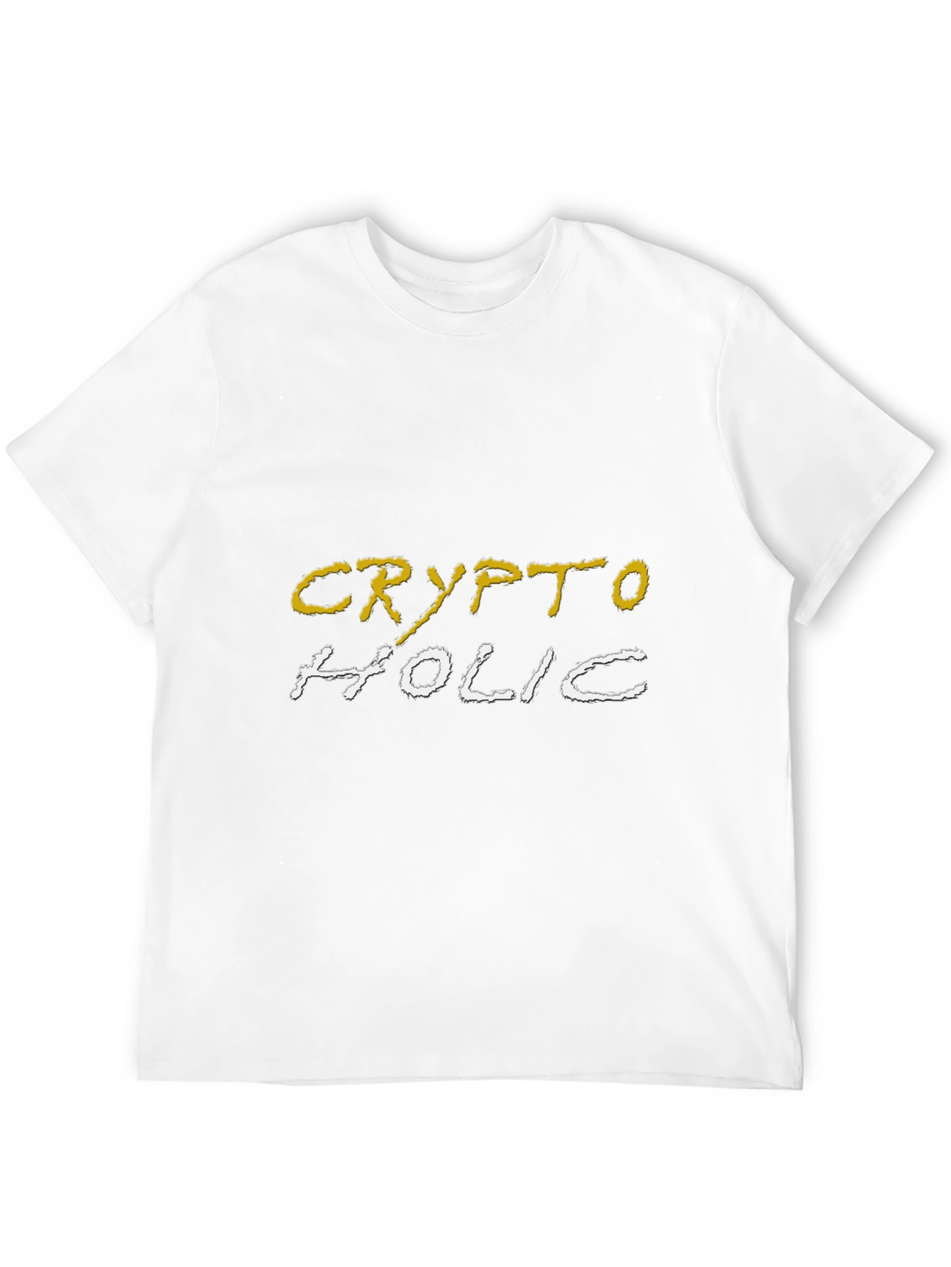 CryptoHolic Black T-Shirt - Stylish Crypto Lover Tee